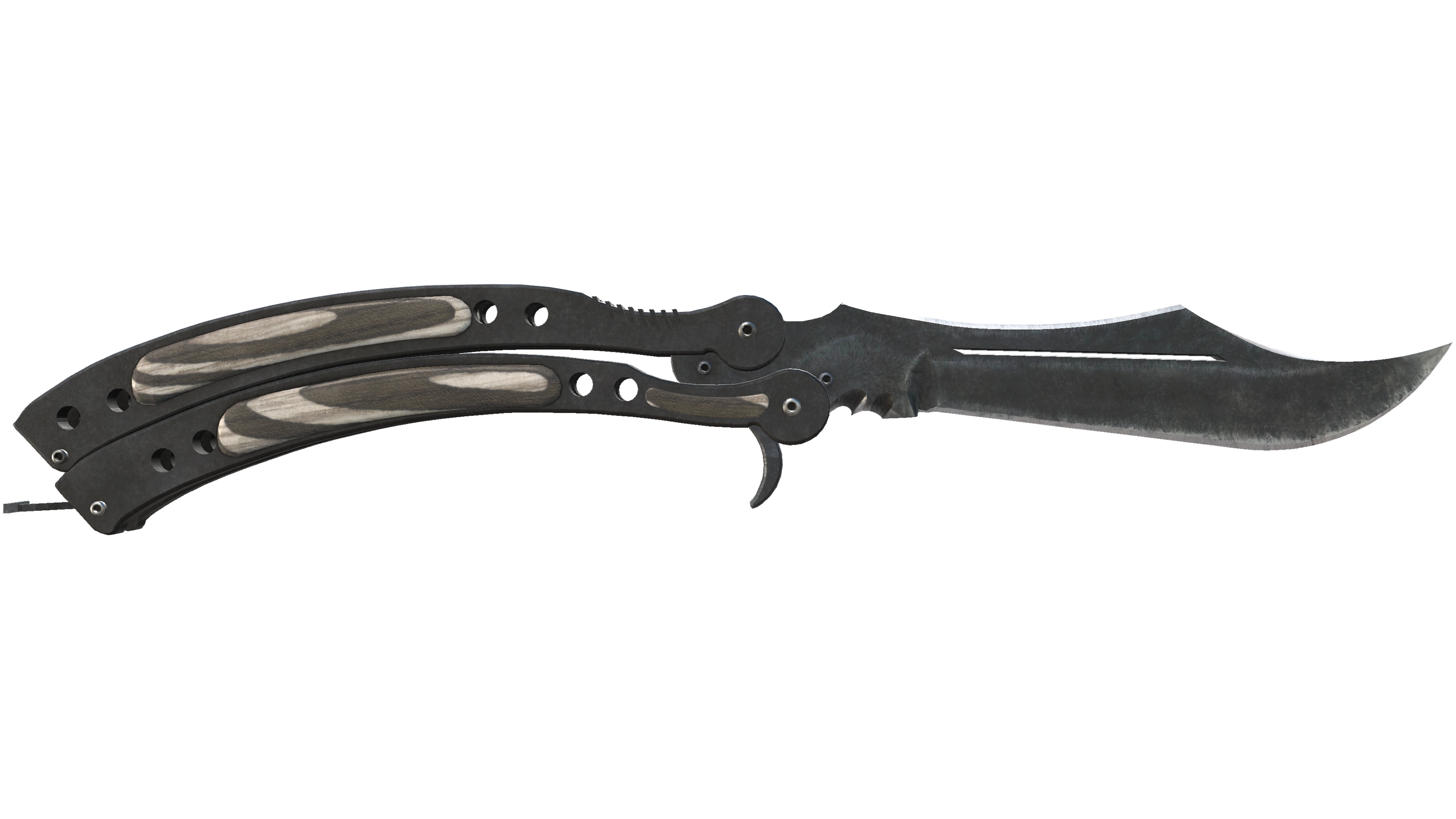 ★ StatTrak™ Butterfly Knife | Black Laminate (Field-Tested)