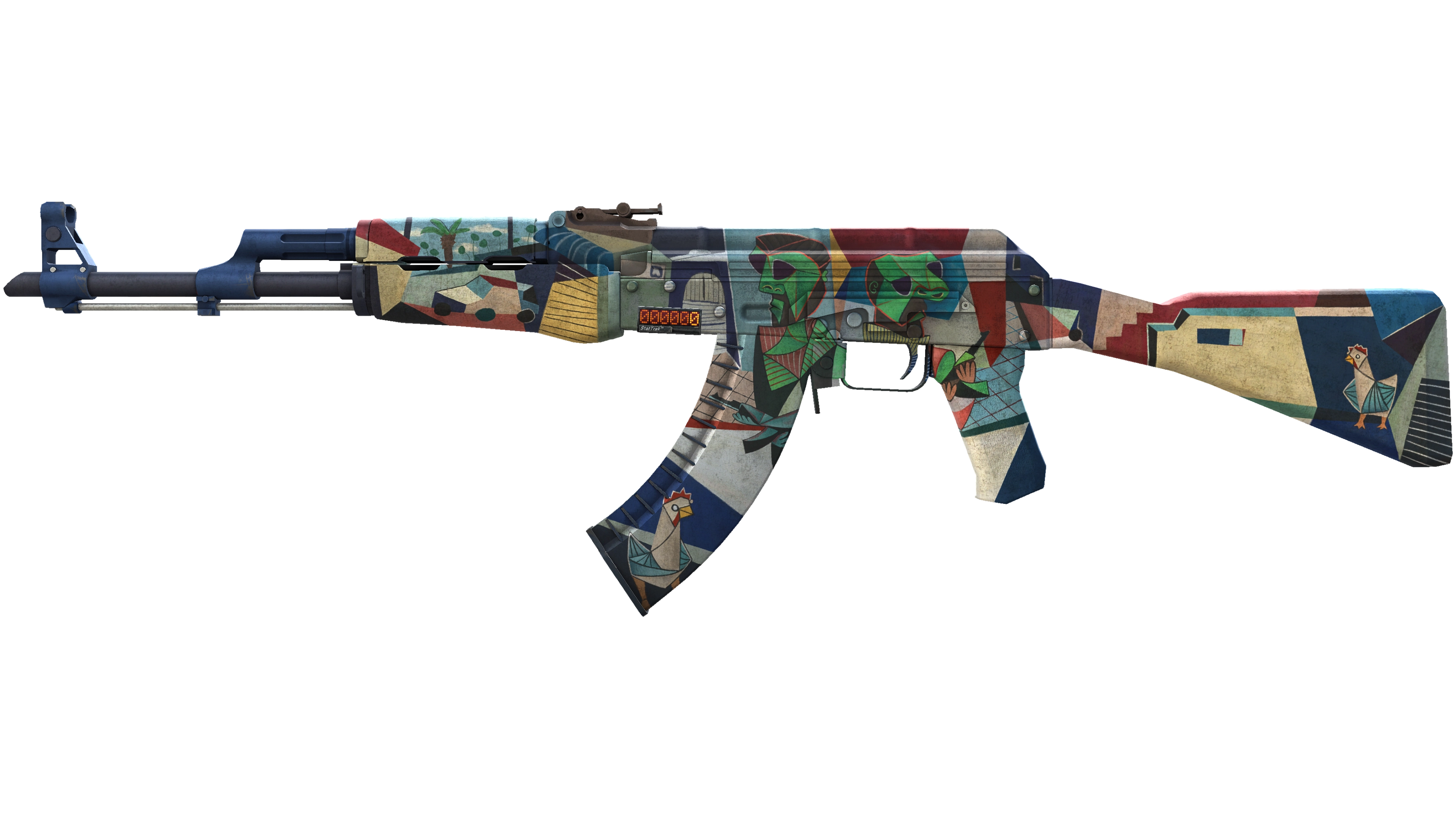 StatTrak™ AK-47 | Leet Museo (Battle-Scarred)