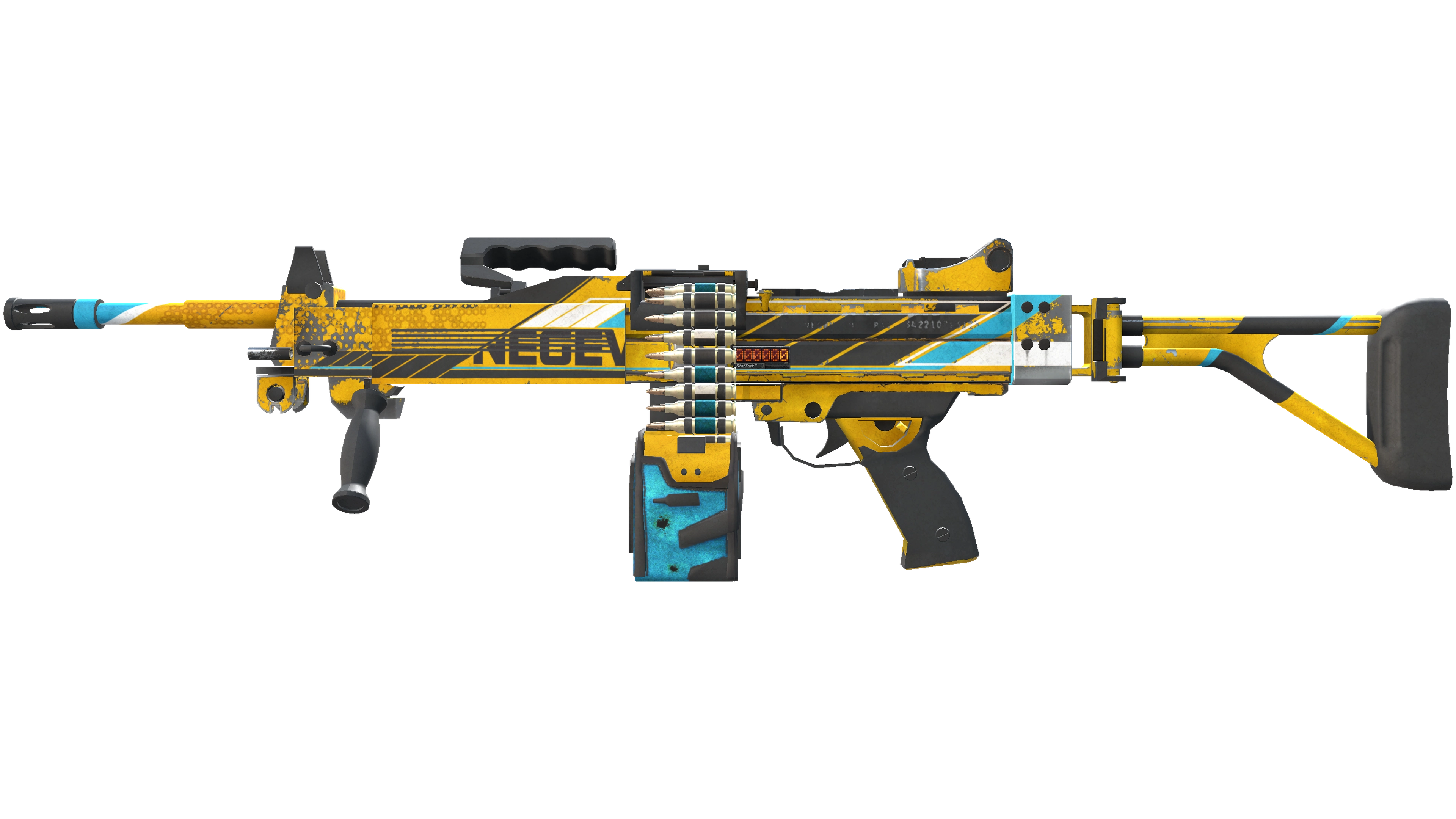 StatTrak™ Negev | Power Loader (Well-Worn)