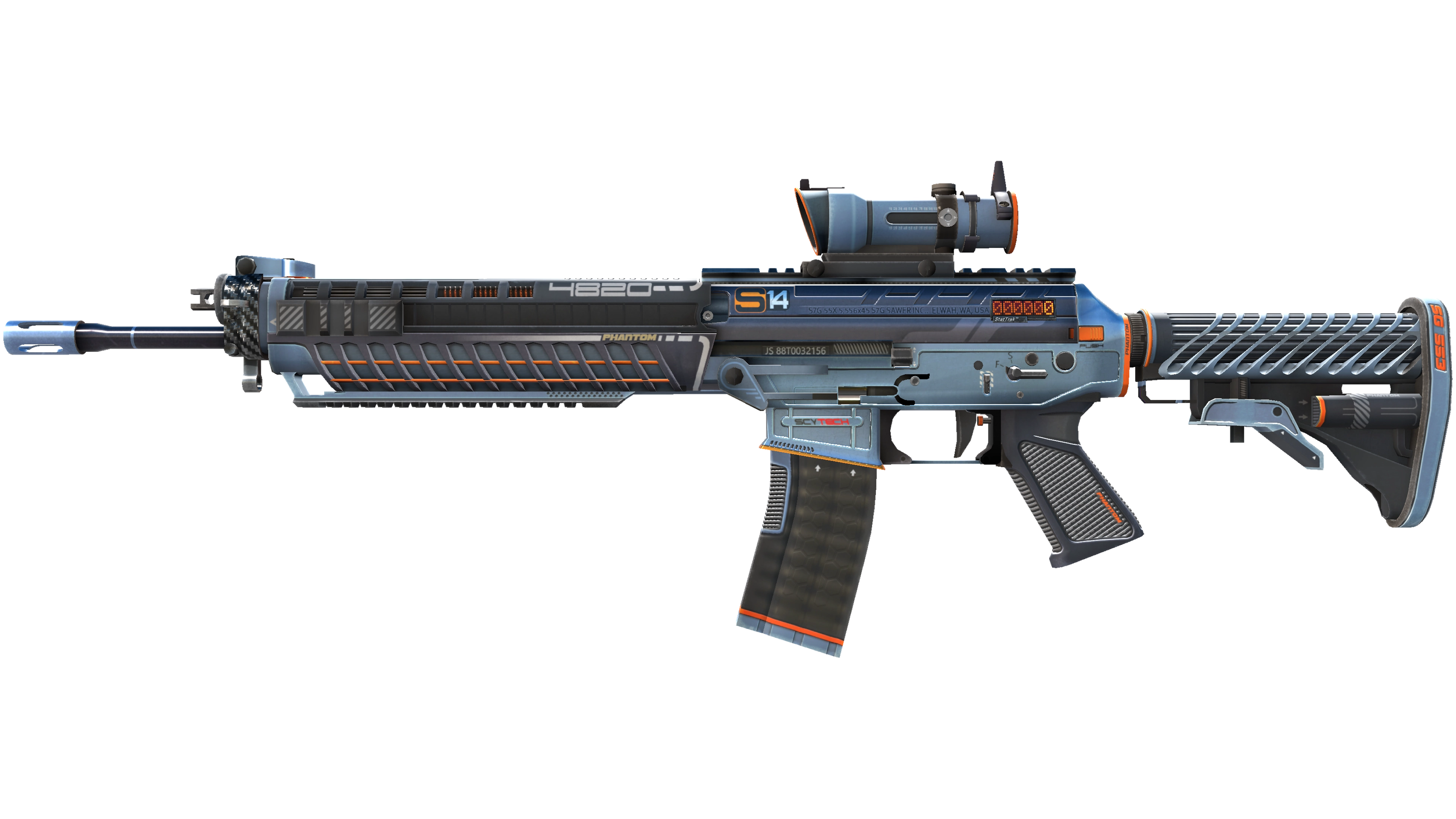StatTrak™ SG 553 | Phantom (Factory New)