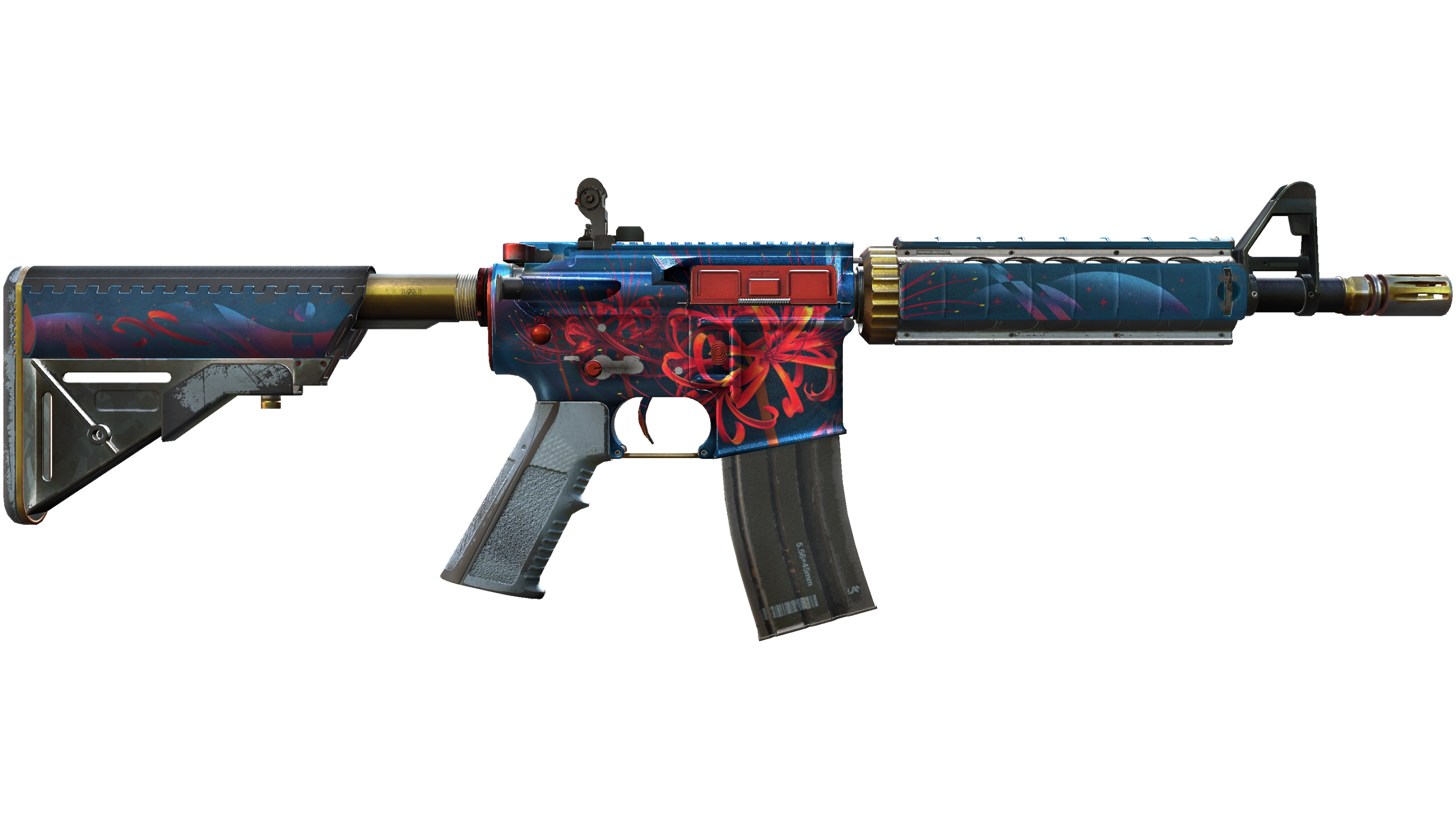 Miniatura de StatTrak™ M4A4 | Spider Lily (Well-Worn)