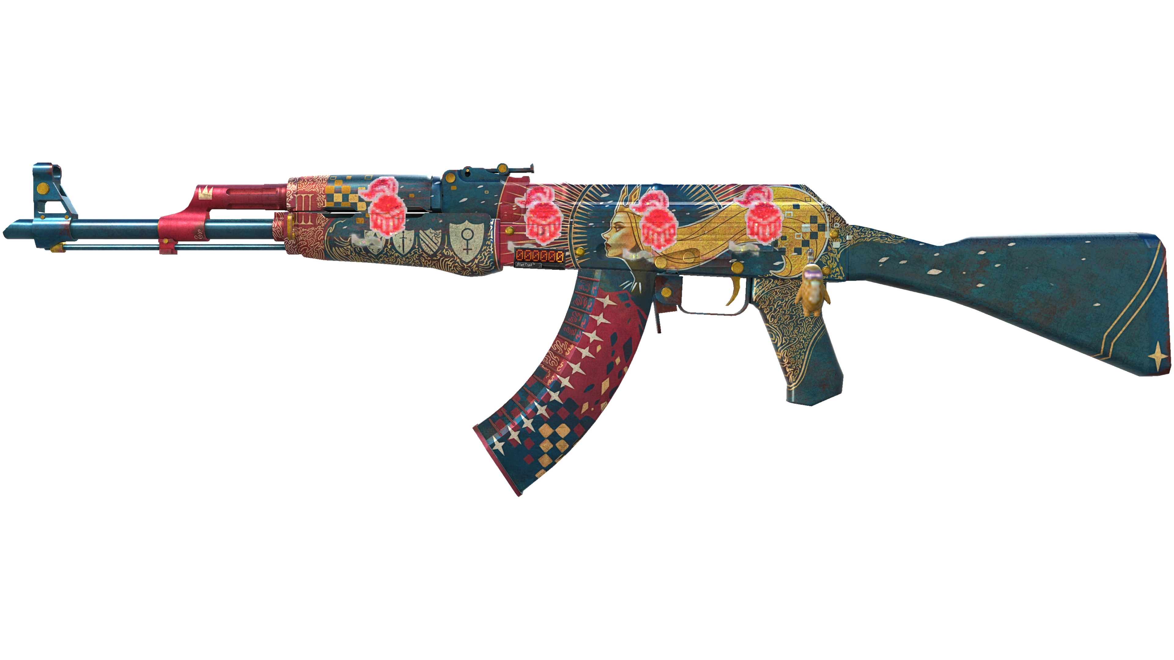 Vorschau von StatTrak™ AK-47 | The Empress (Battle-Scarred)