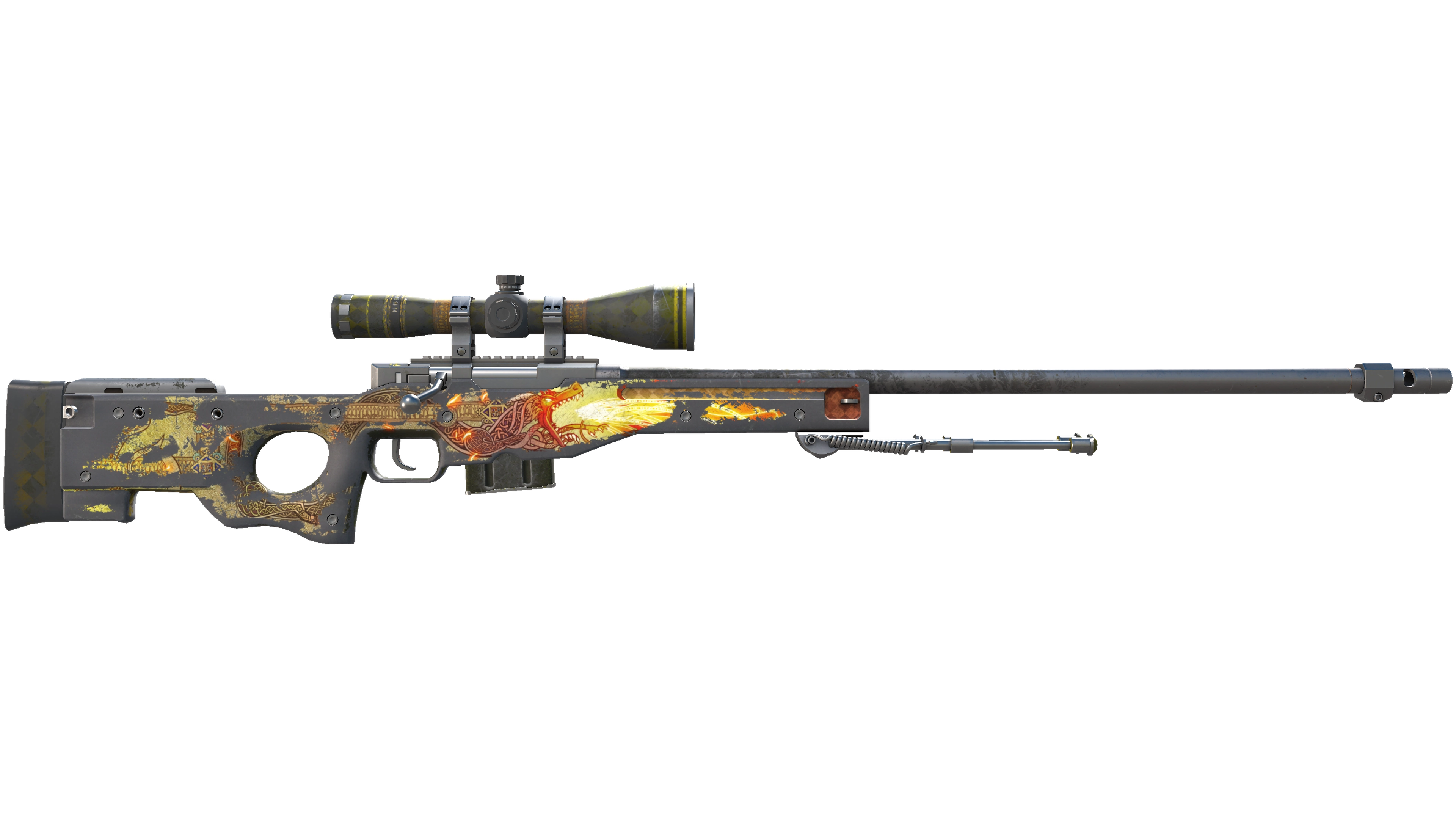 صورة مصغرة لـ AWP | Dragon Lore (Battle-Scarred)