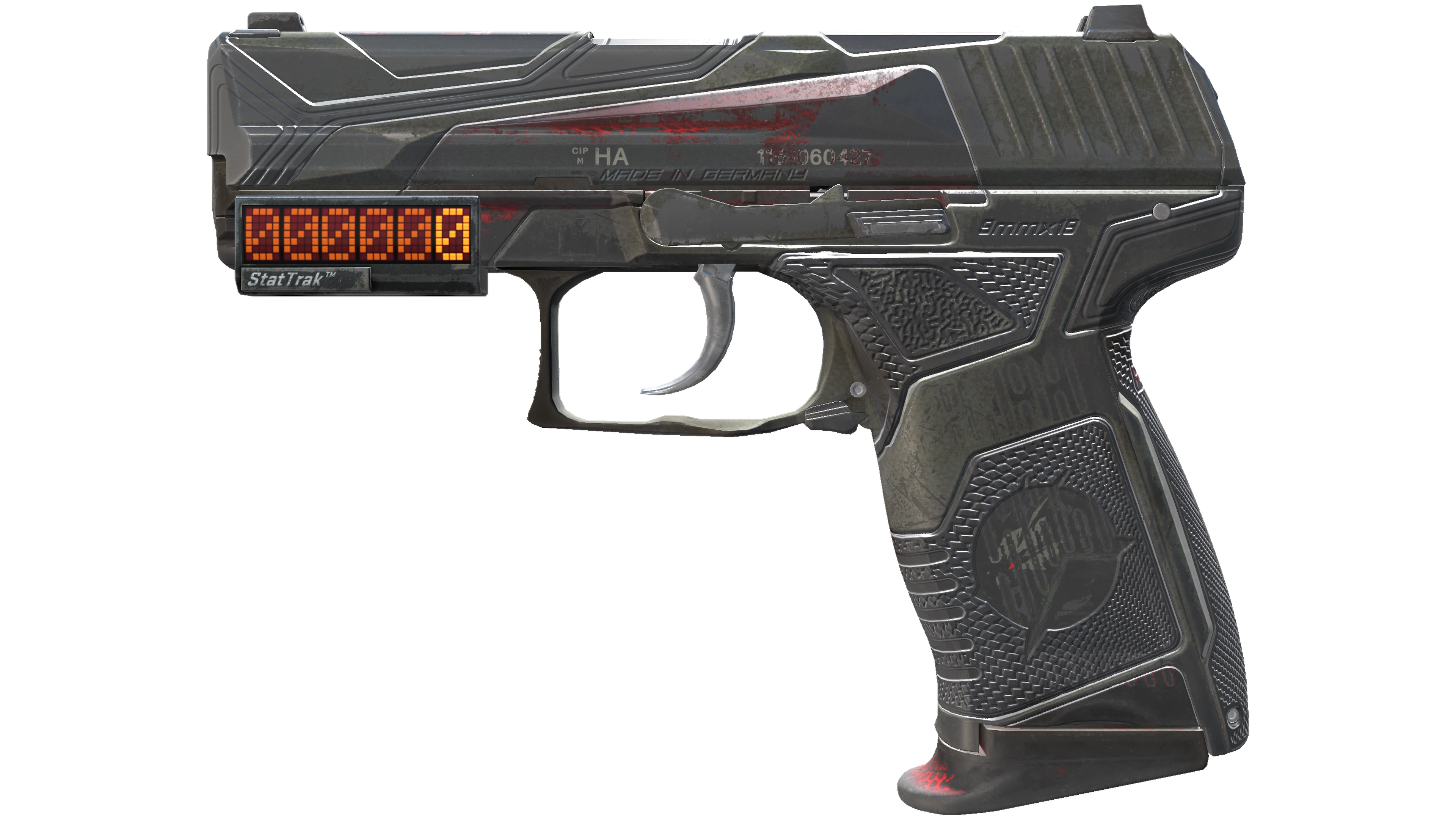 StatTrak™ P2000 | Red Wing (Battle-Scarred)