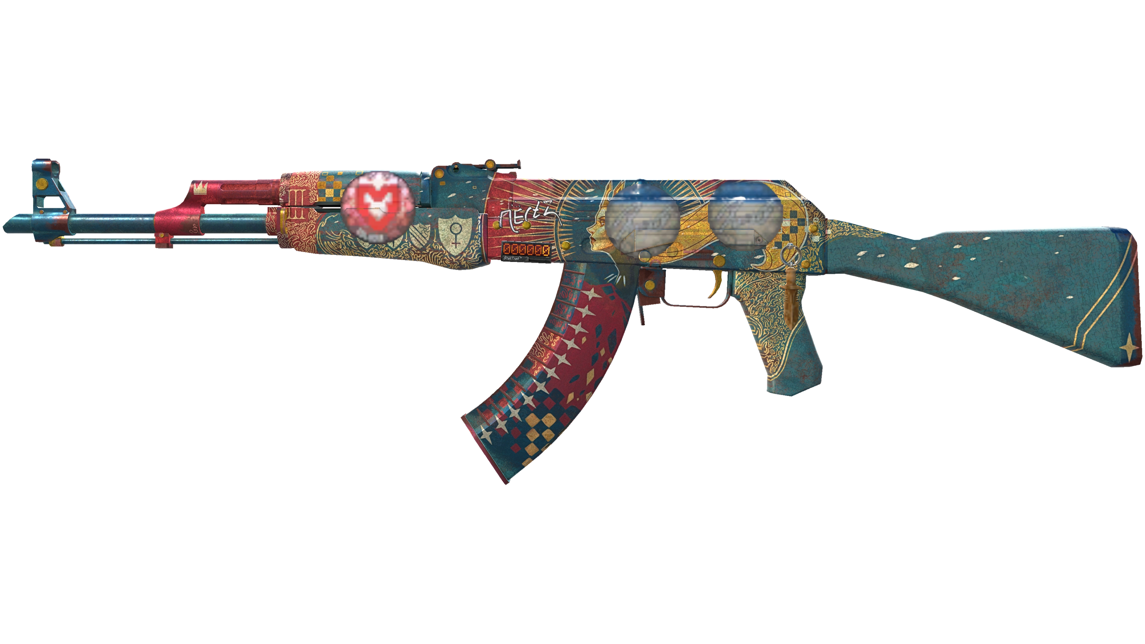 StatTrak™ AK-47 | The Empress (Battle-Scarred)