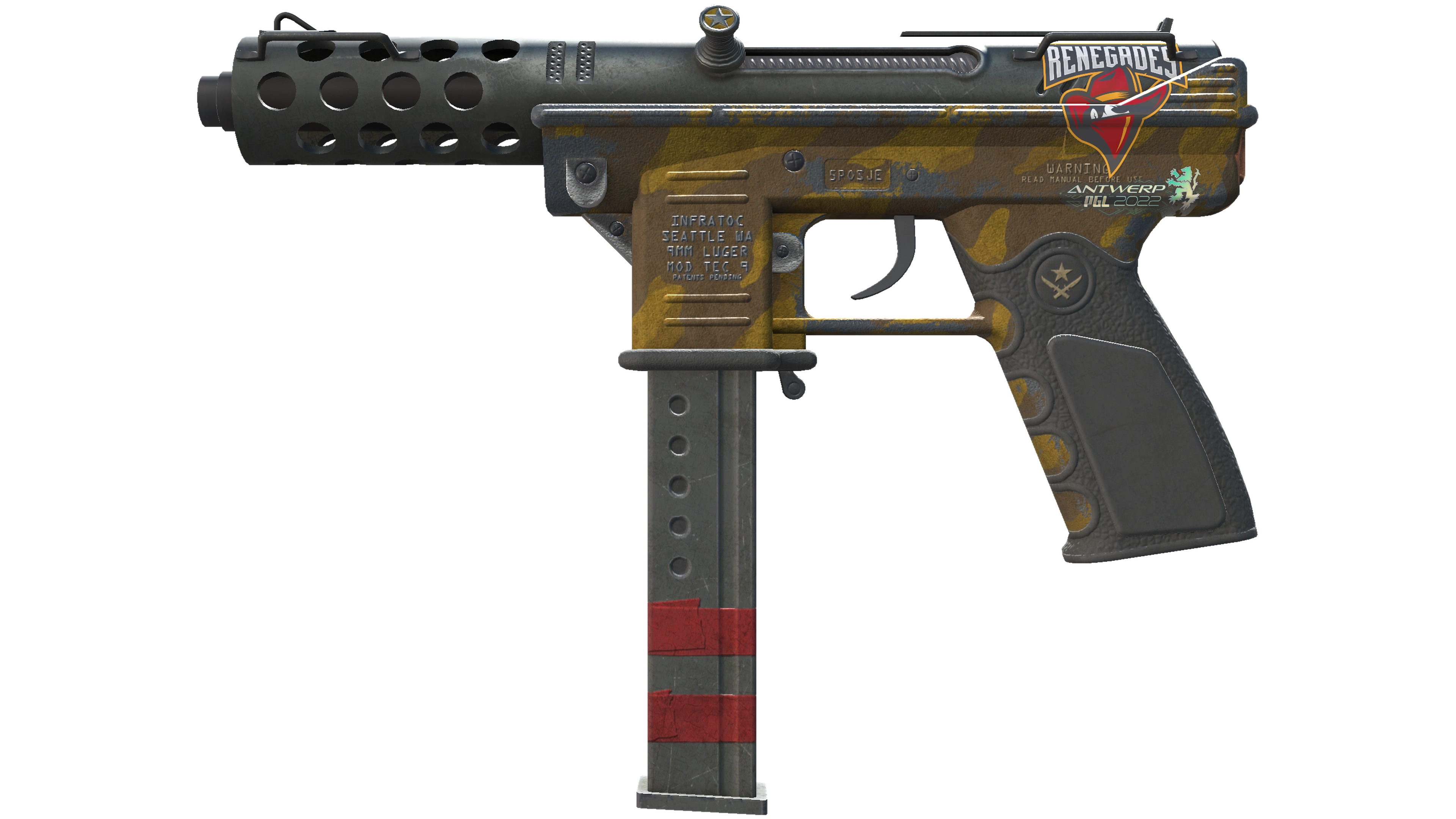 Tec-9 | Brother (Battle-Scarred)