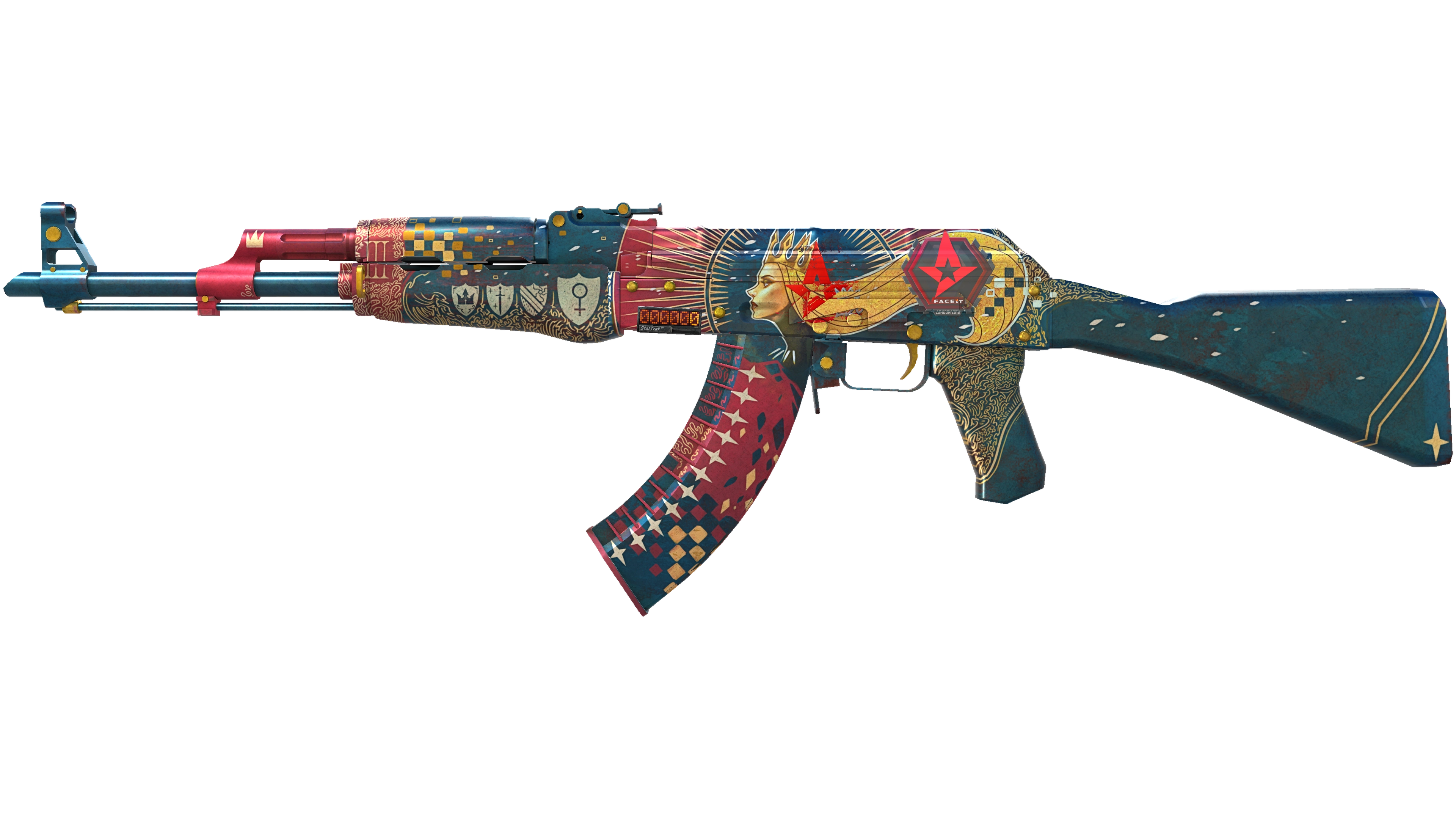 StatTrak™ AK-47 | The Empress (Well-Worn) thumbnail