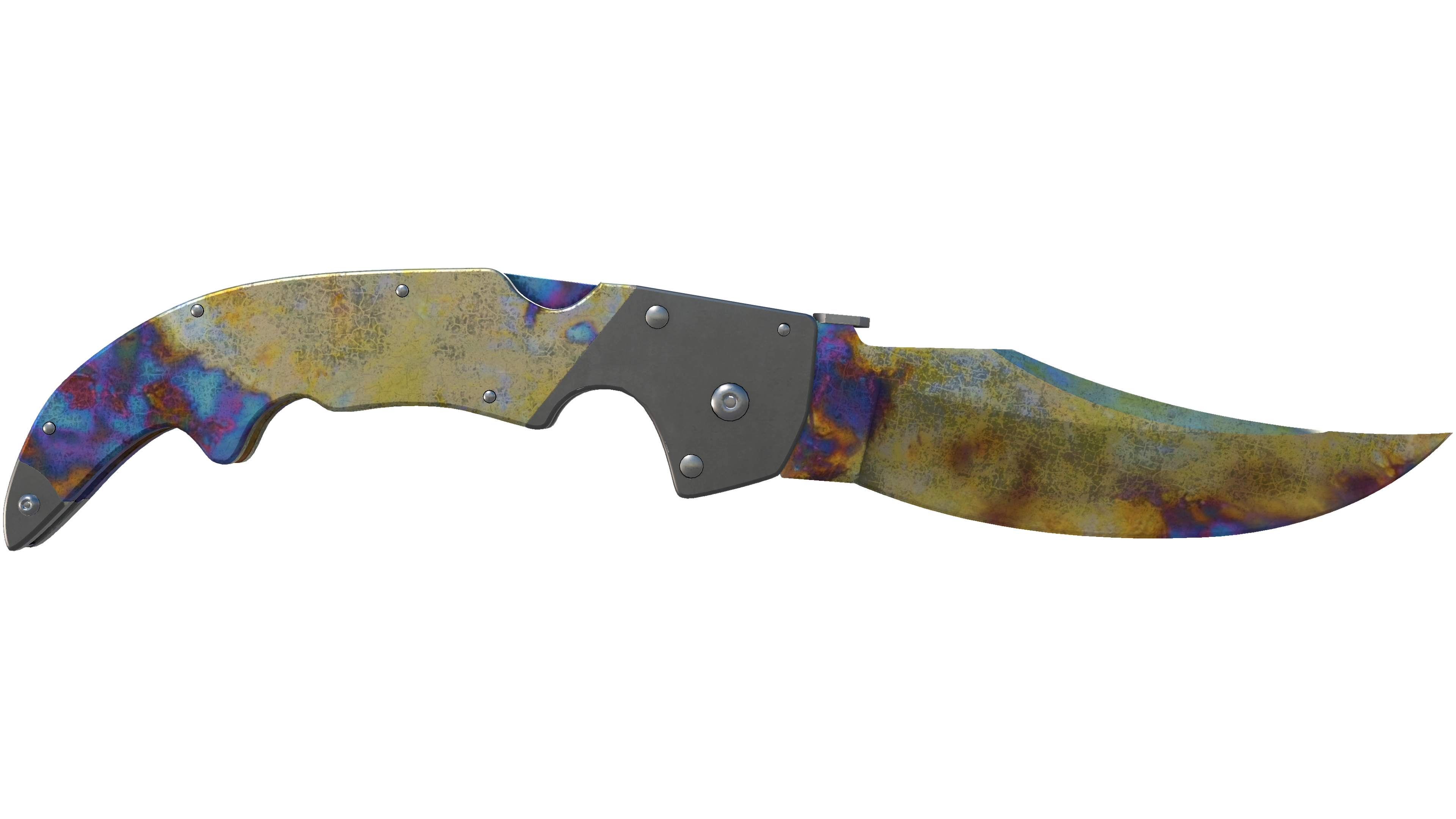 ★ Falchion Knife | Case Hardened (Well-Worn)