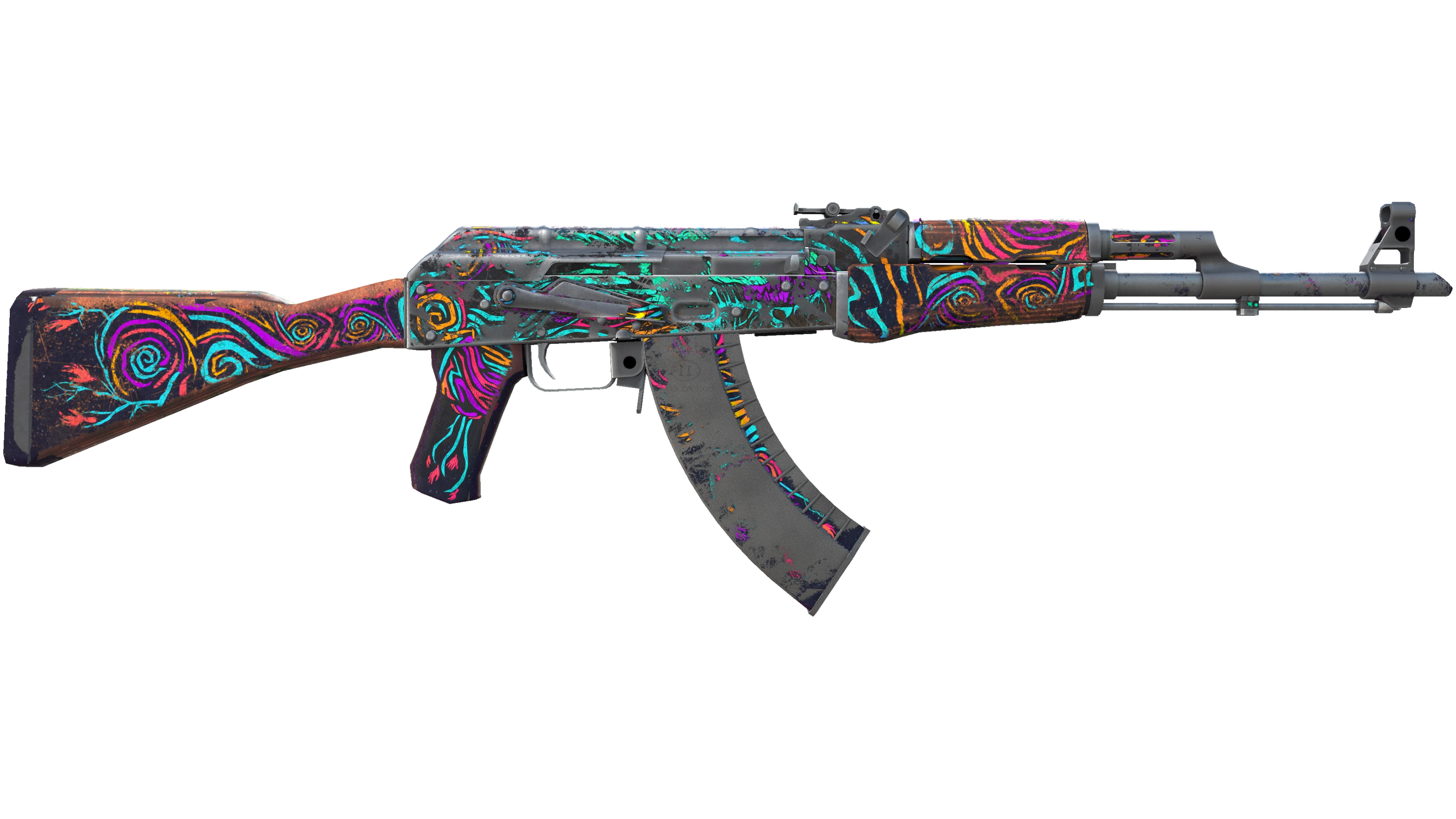 Миниатюра StatTrak™ AK-47 | Nightwish (Battle-Scarred)
