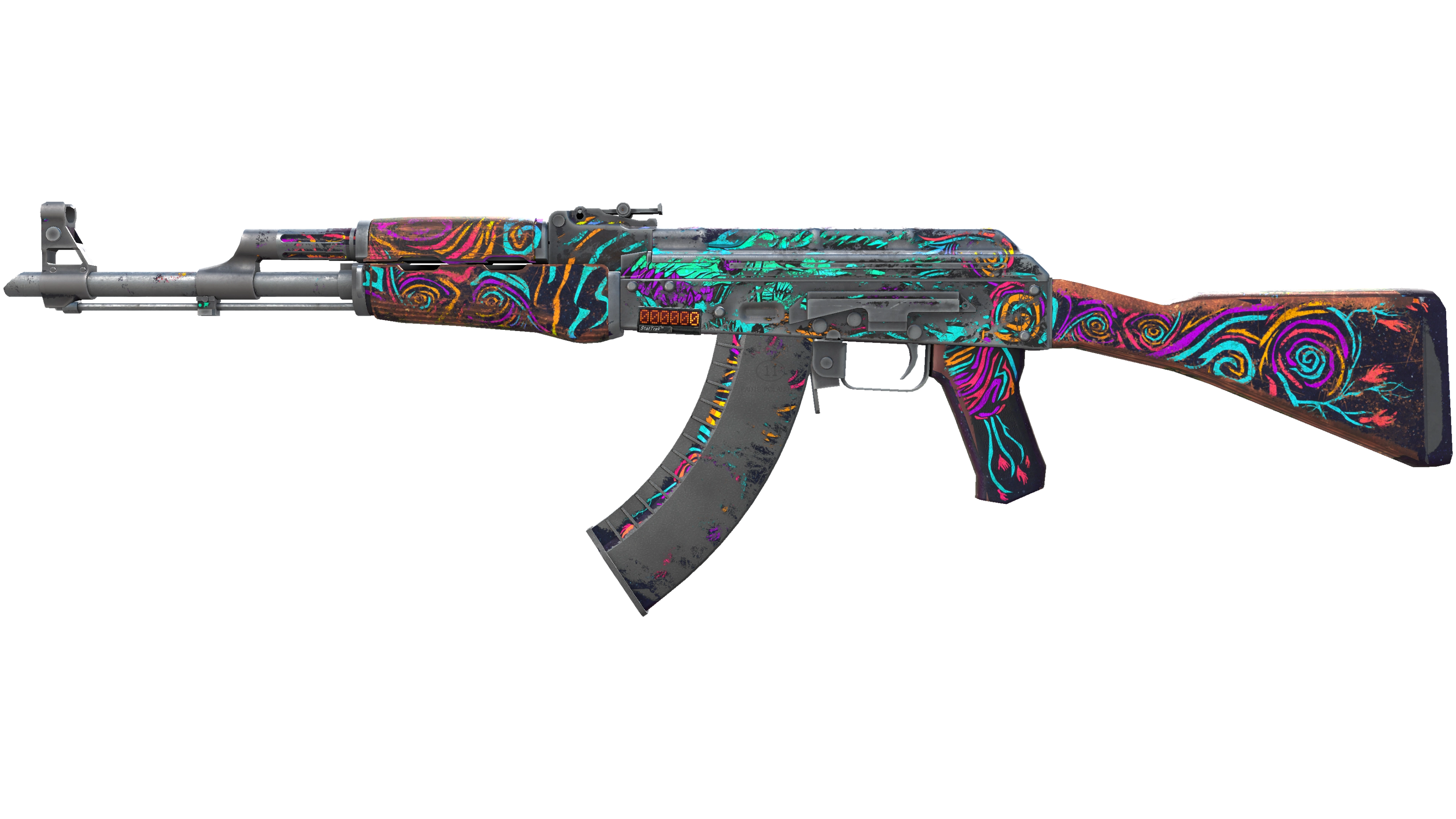 Миниатюра StatTrak™ AK-47 | Nightwish (Battle-Scarred)