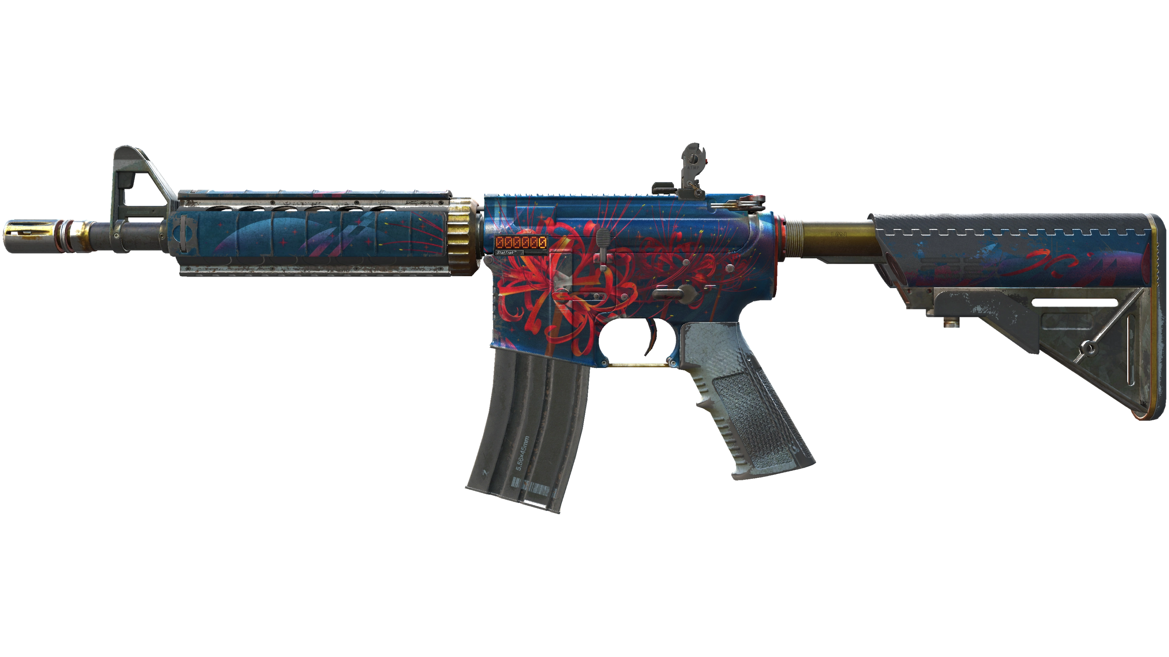 StatTrak™ M4A4 | Spider Lily (Battle-Scarred)