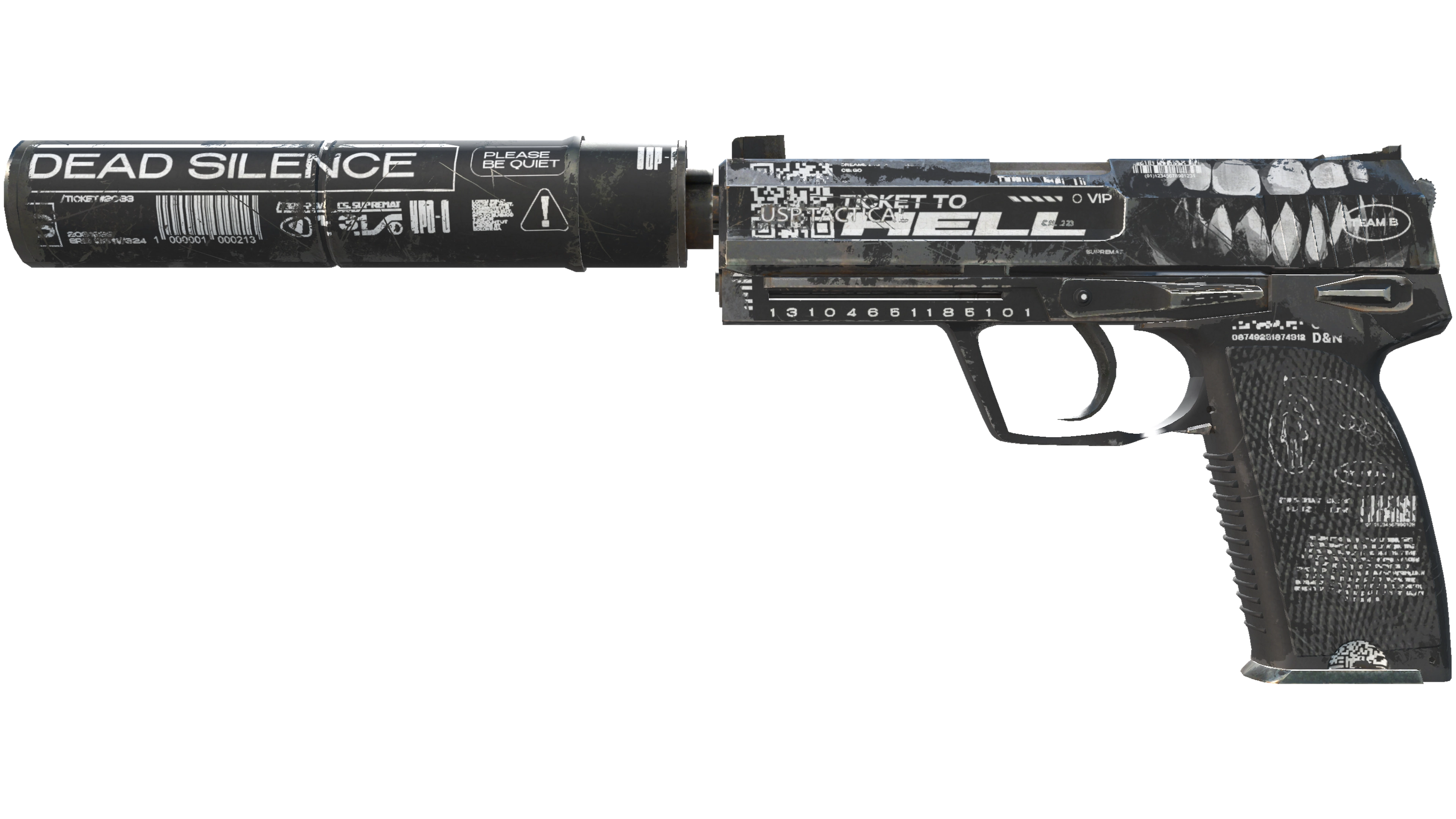 USP-S | Ticket to Hell (Well-Worn)