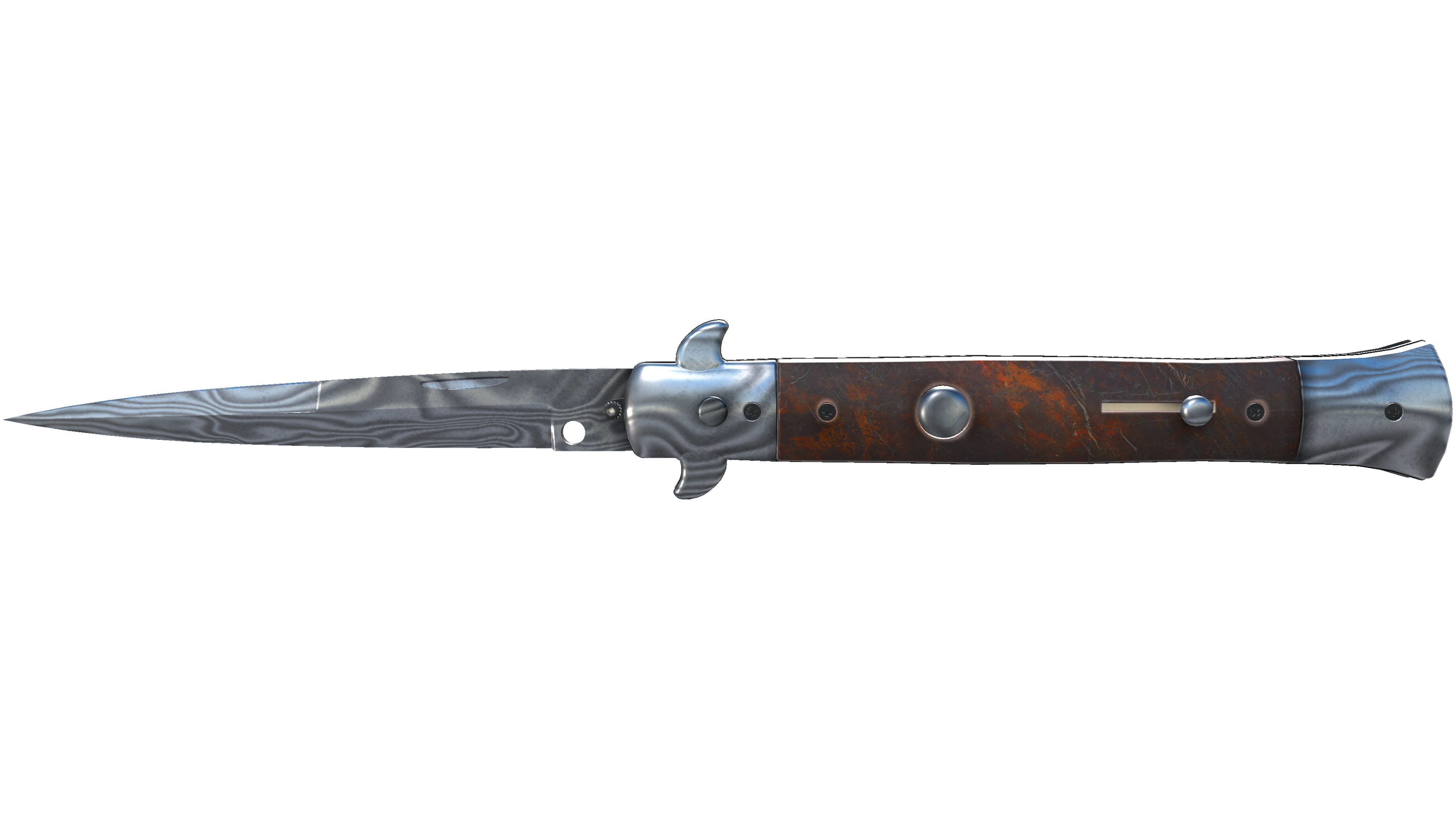 ★ Stiletto Knife | Damascus Steel (Minimal Wear) thumbnail