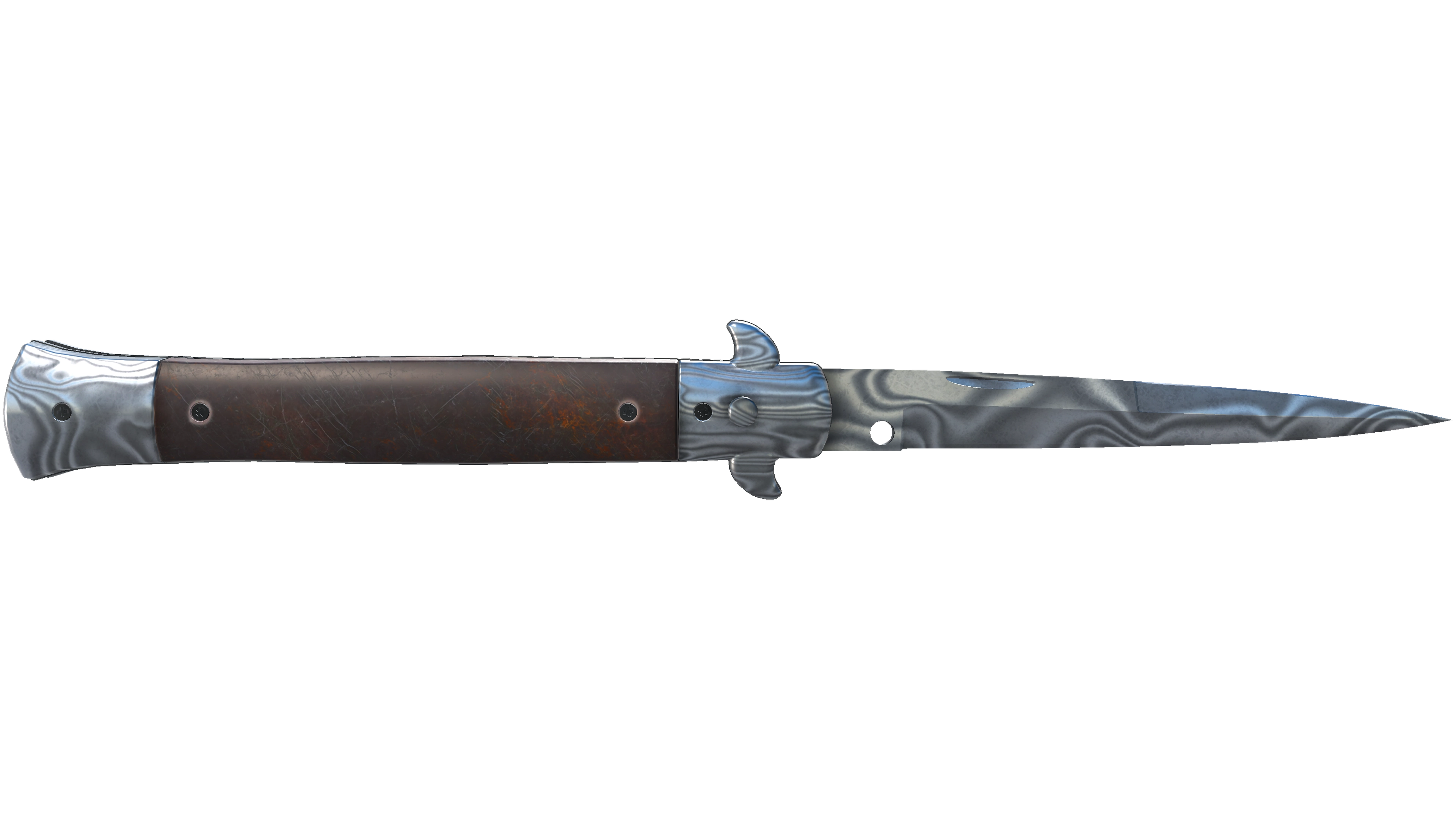 ★ Stiletto Knife | Damascus Steel (Minimal Wear)