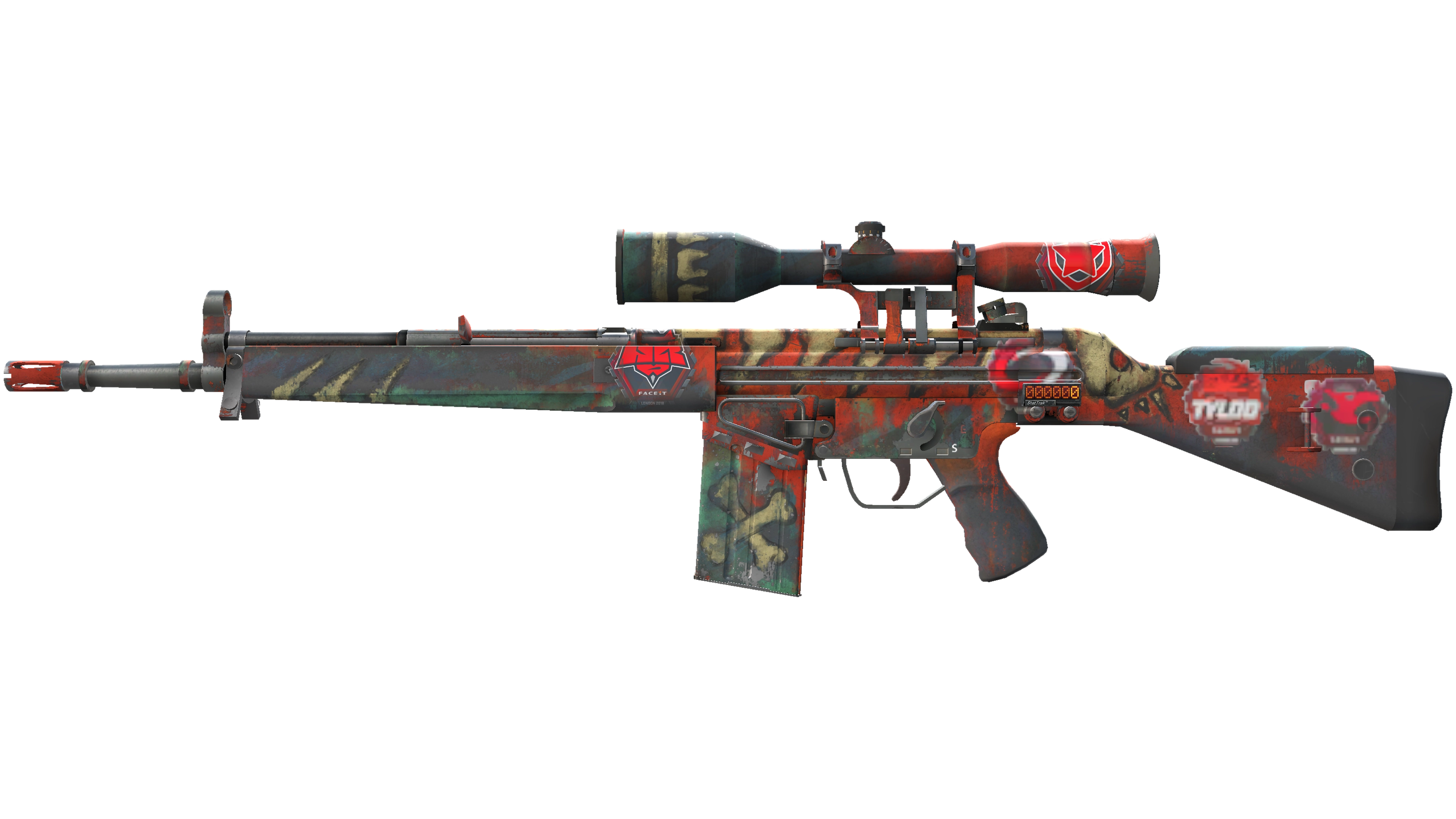 StatTrak™ G3SG1 | The Executioner (Well-Worn)