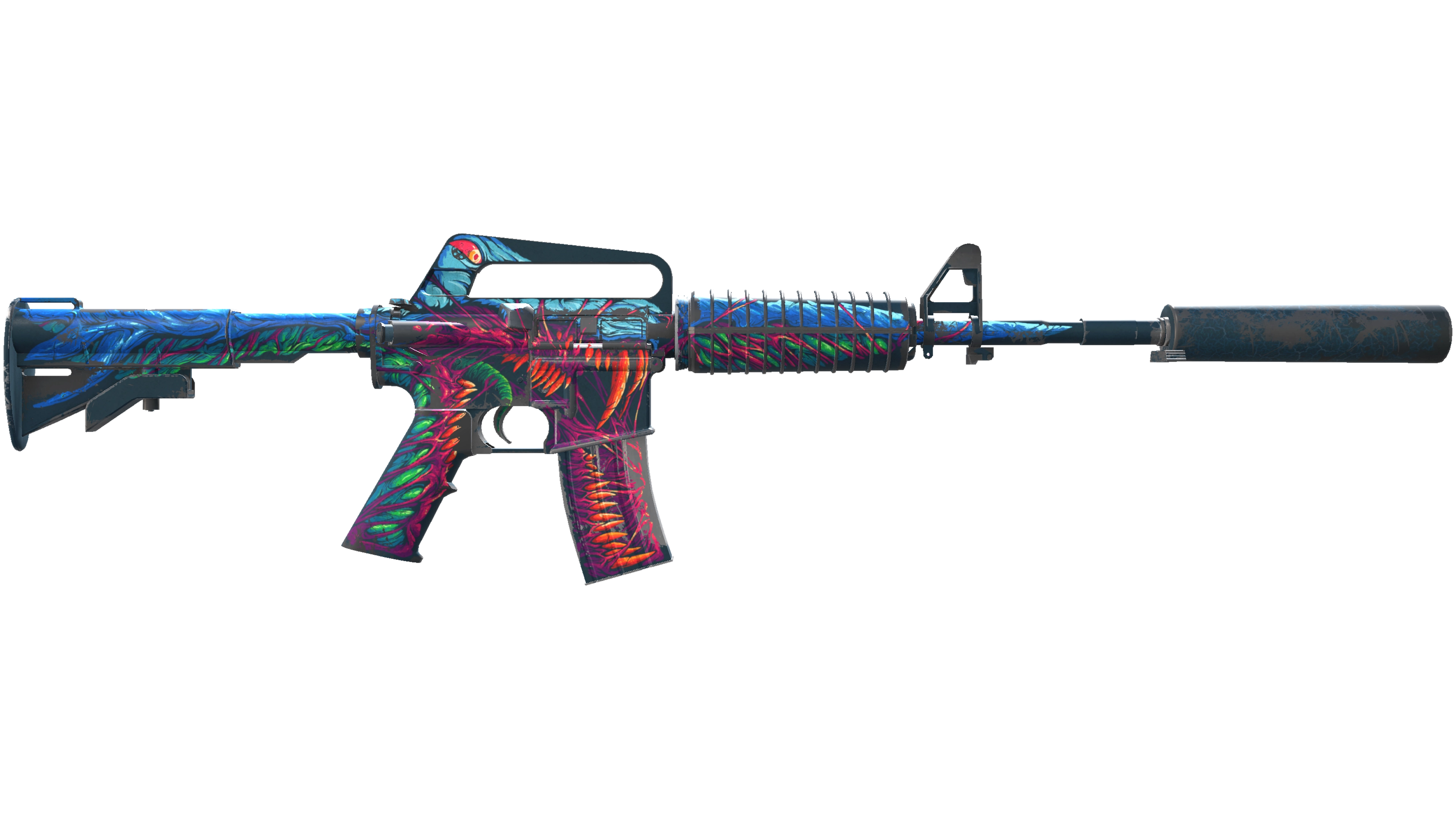 StatTrak™ M4A1-S | Hyper Beast (Well-Worn) thumbnail