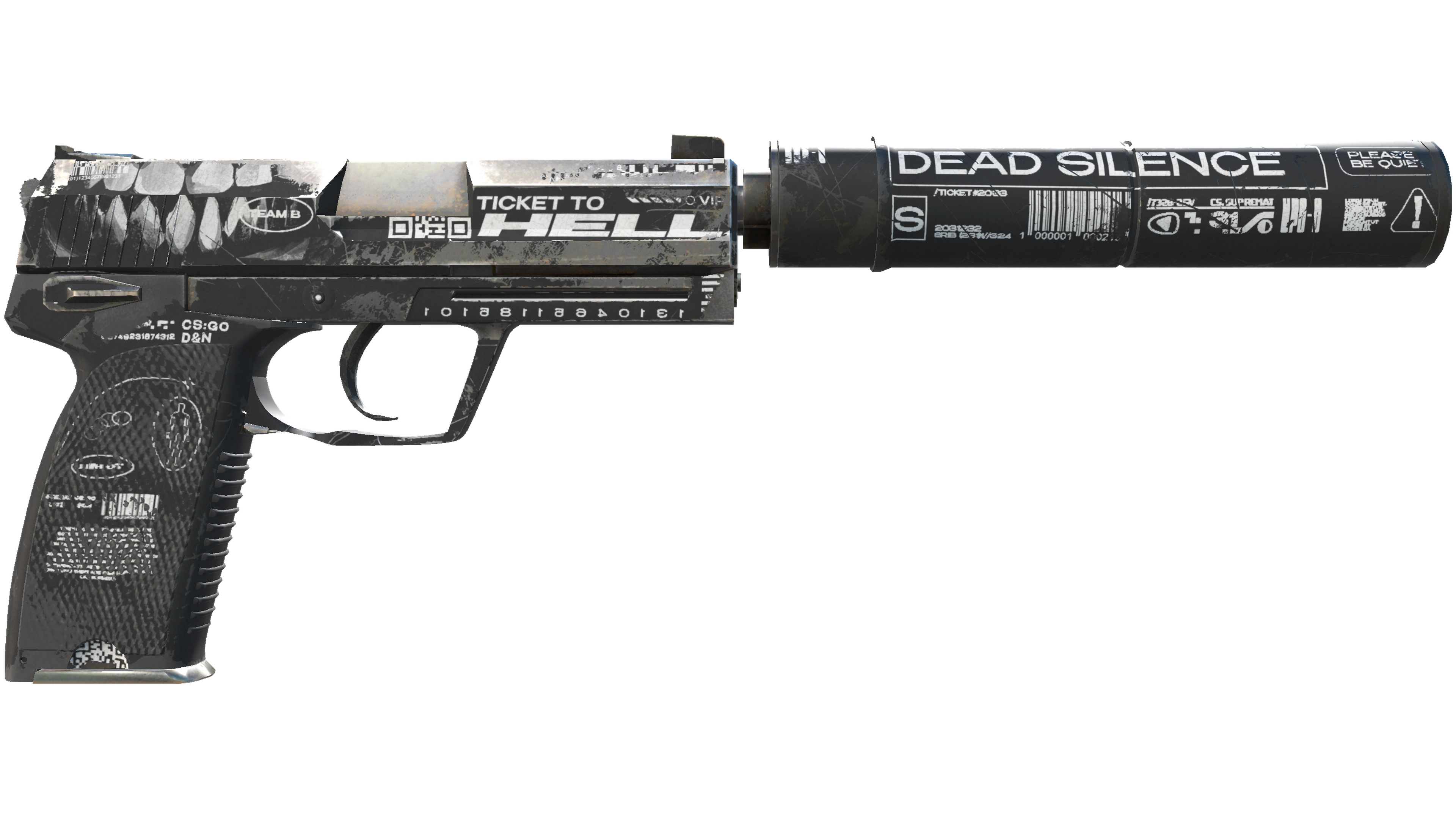 USP-S | Ticket to Hell (Well-Worn) 缩略图