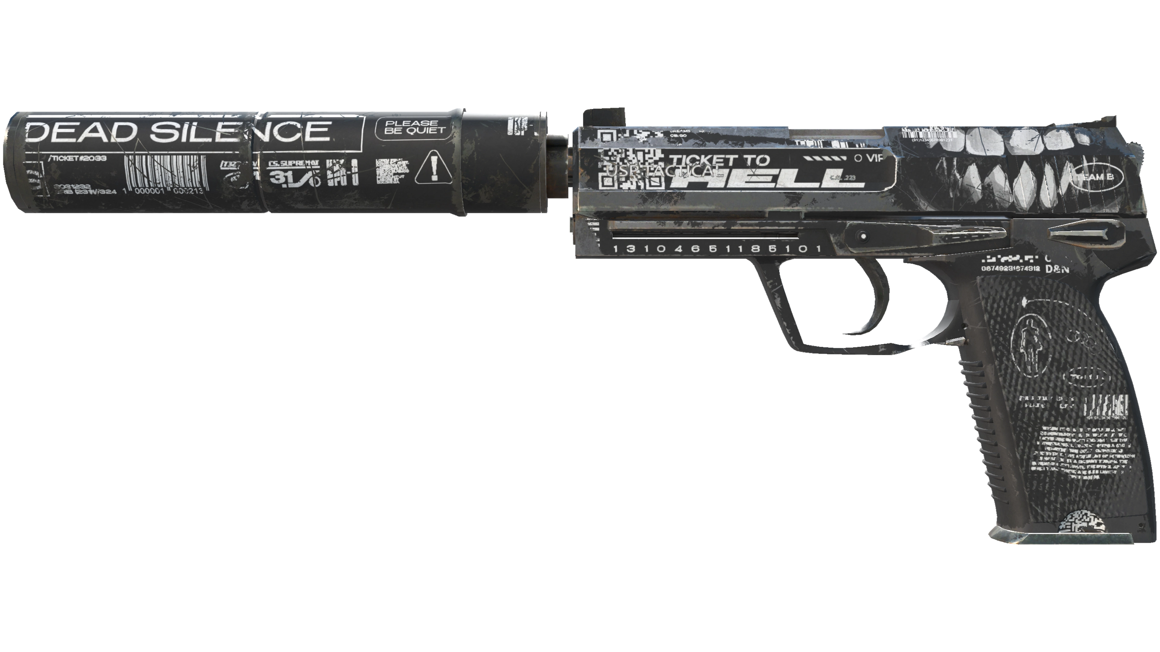 USP-S | Ticket to Hell (Well-Worn)