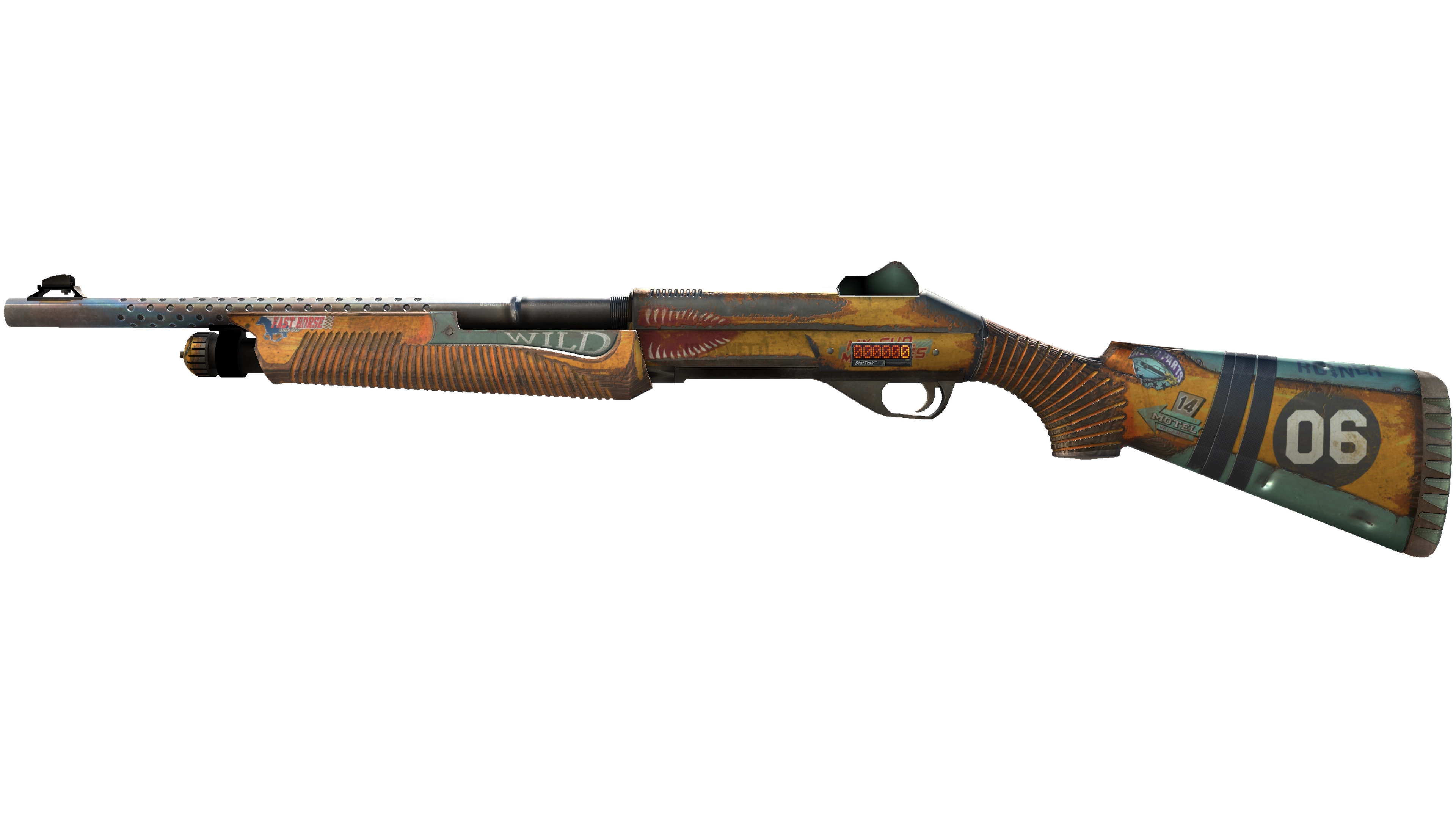 StatTrak™ Nova | Wild Six (Minimal Wear) thumbnail