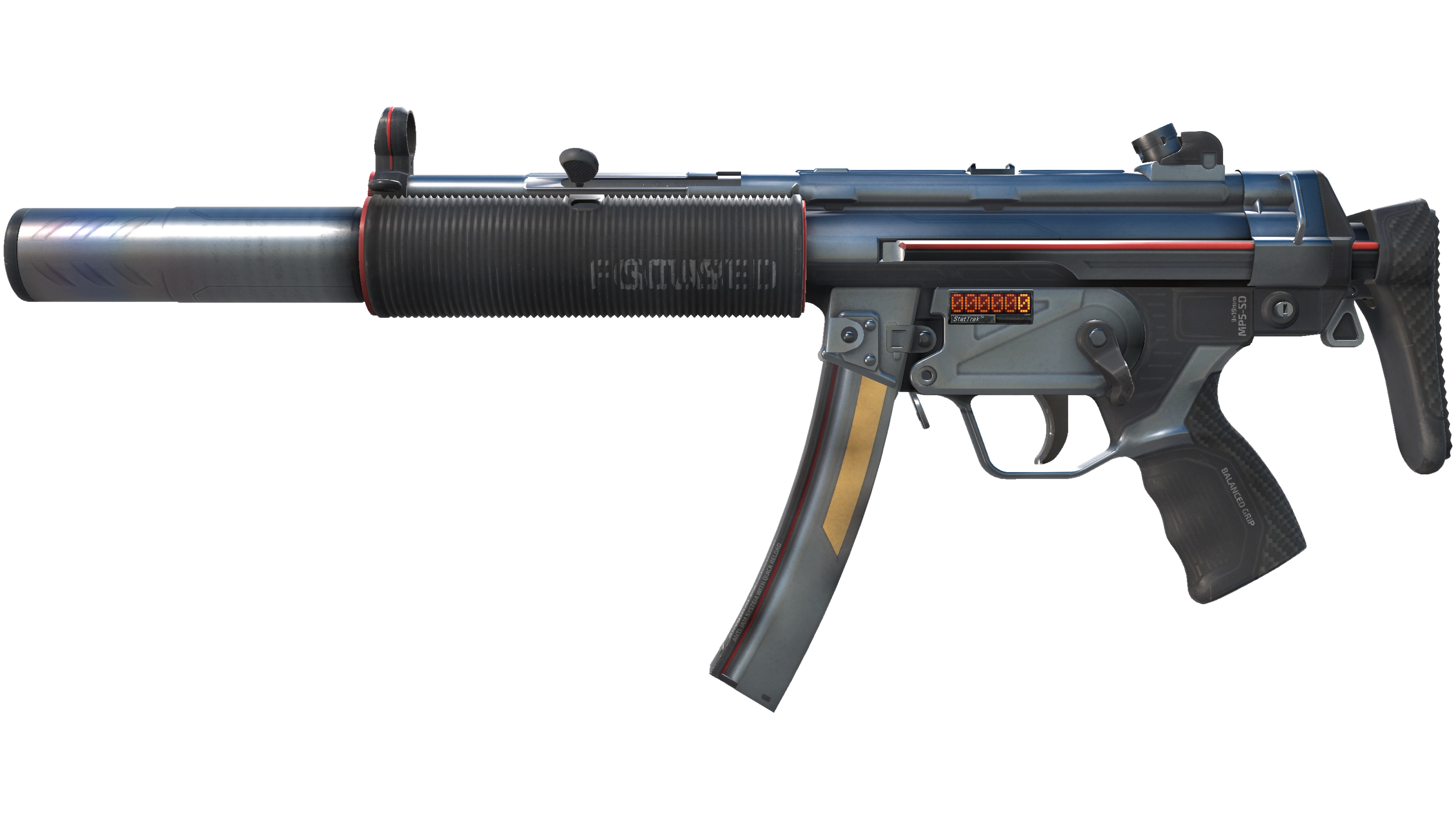 StatTrak™ MP5-SD | Focus (Minimal Wear)