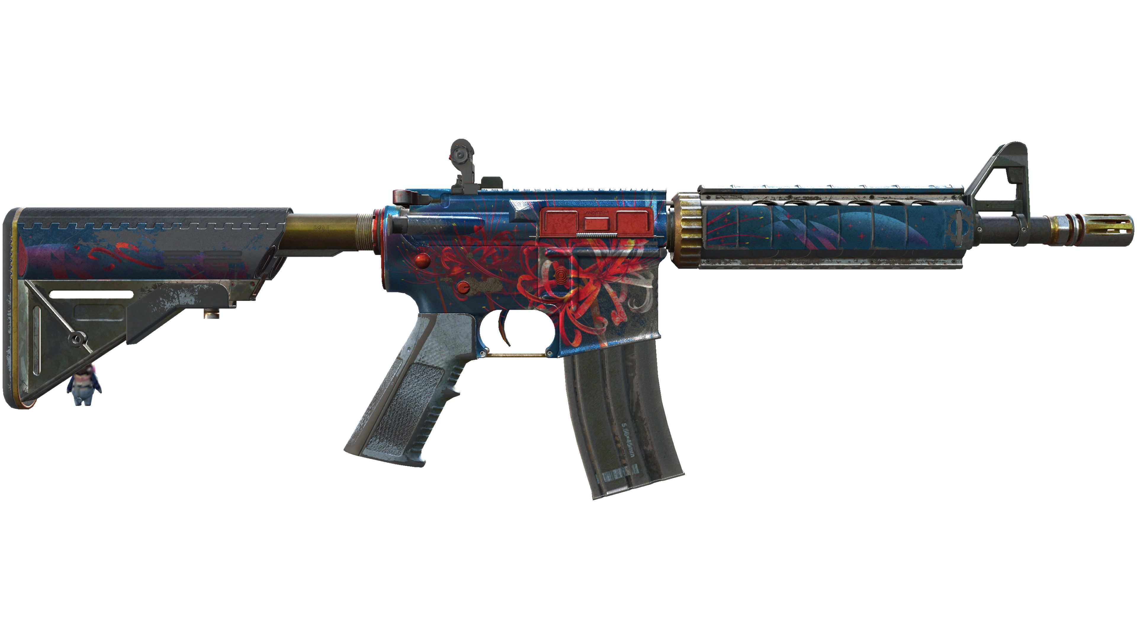 StatTrak™ M4A4 | Spider Lily (Battle-Scarred) thumbnail