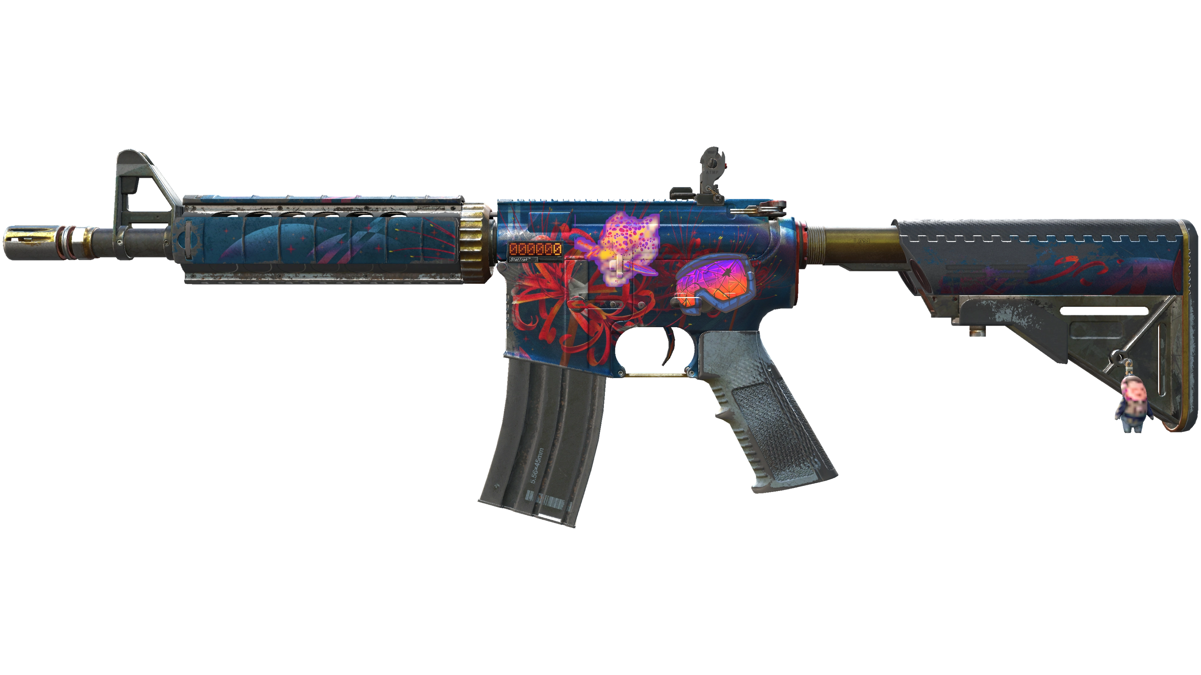 StatTrak™ M4A4 | Spider Lily (Battle-Scarred)
