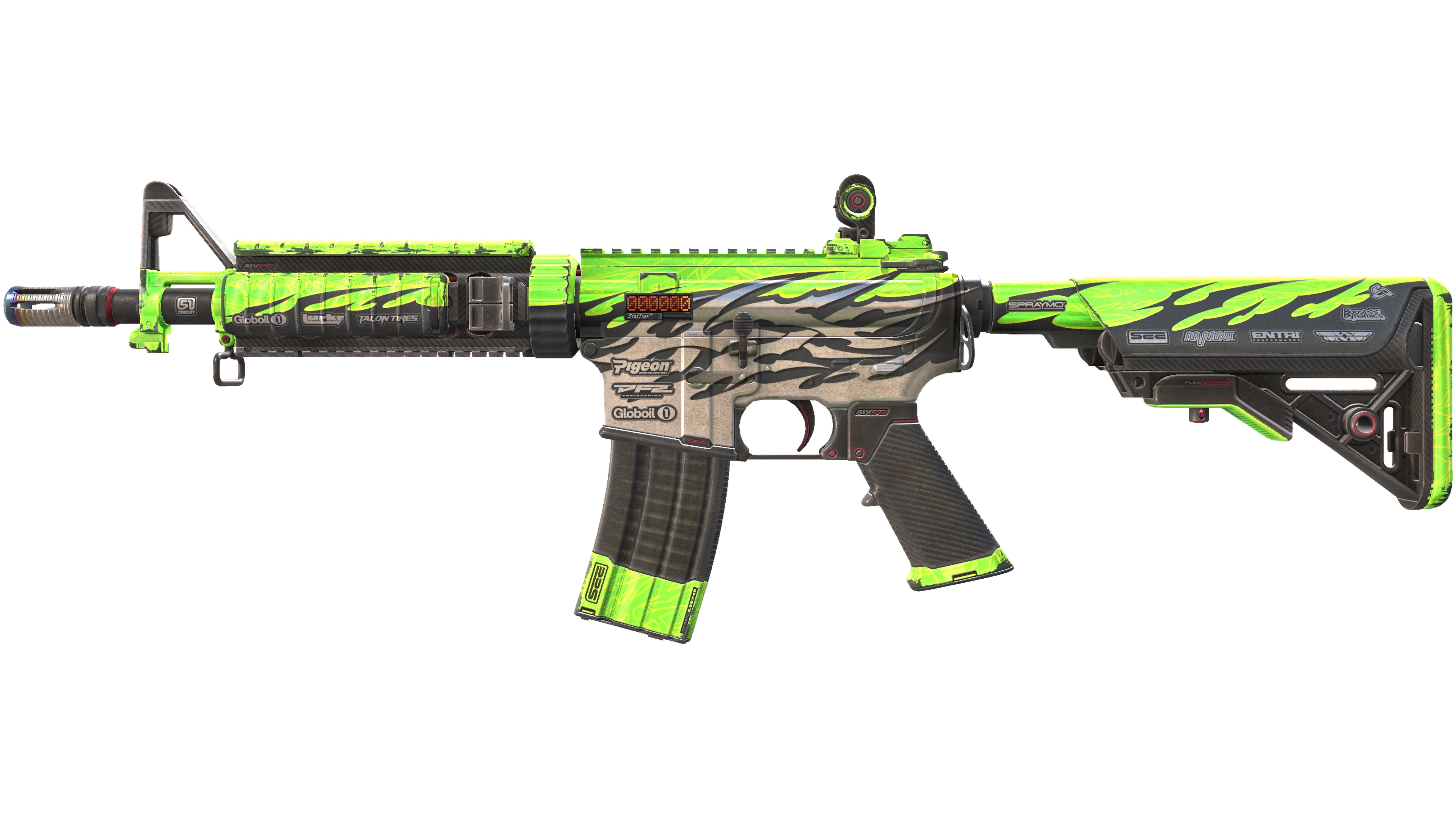 StatTrak™ M4A4 | Full Throttle (Well-Worn)