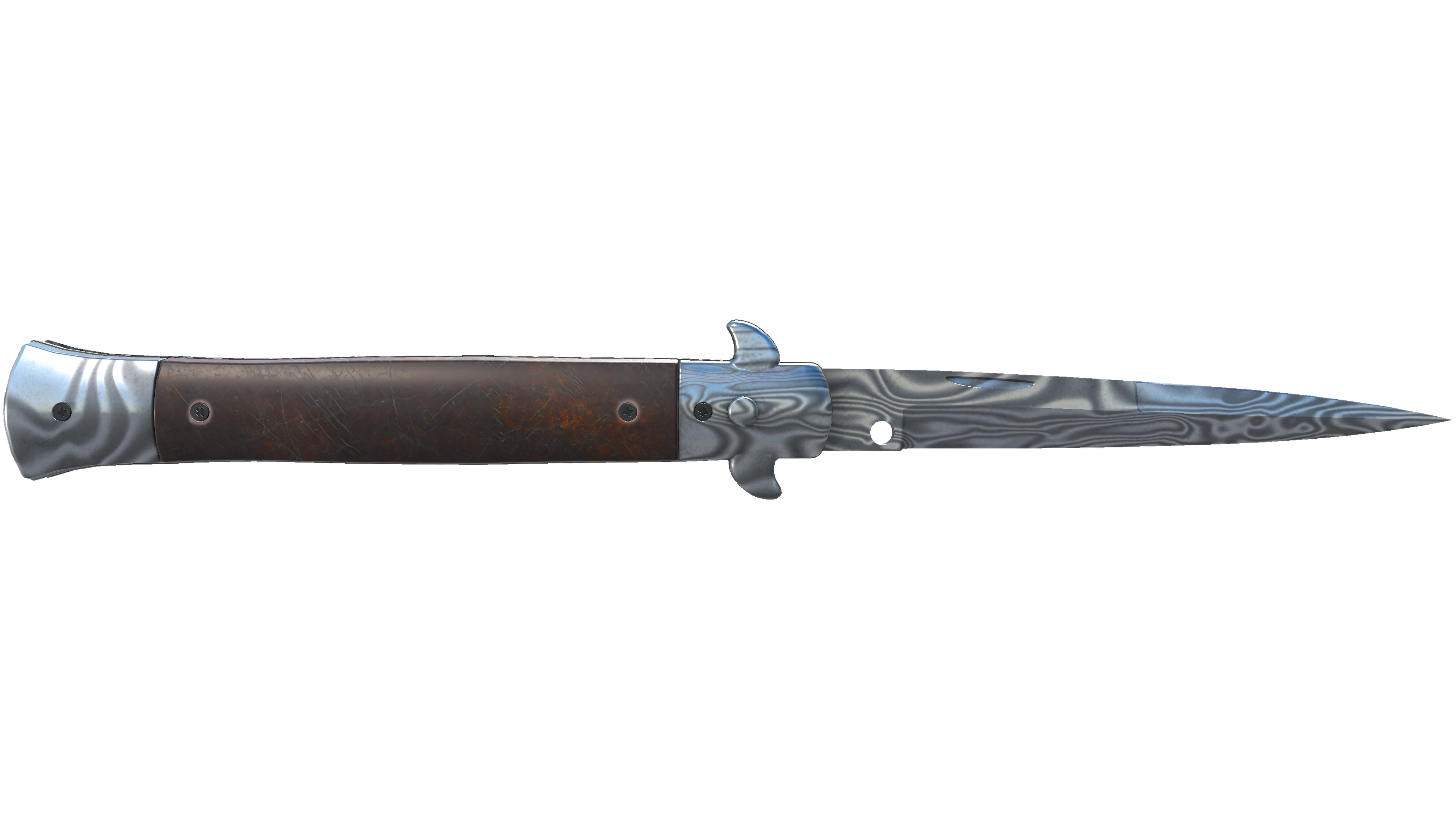 ★ Stiletto Knife | Damascus Steel (Minimal Wear)