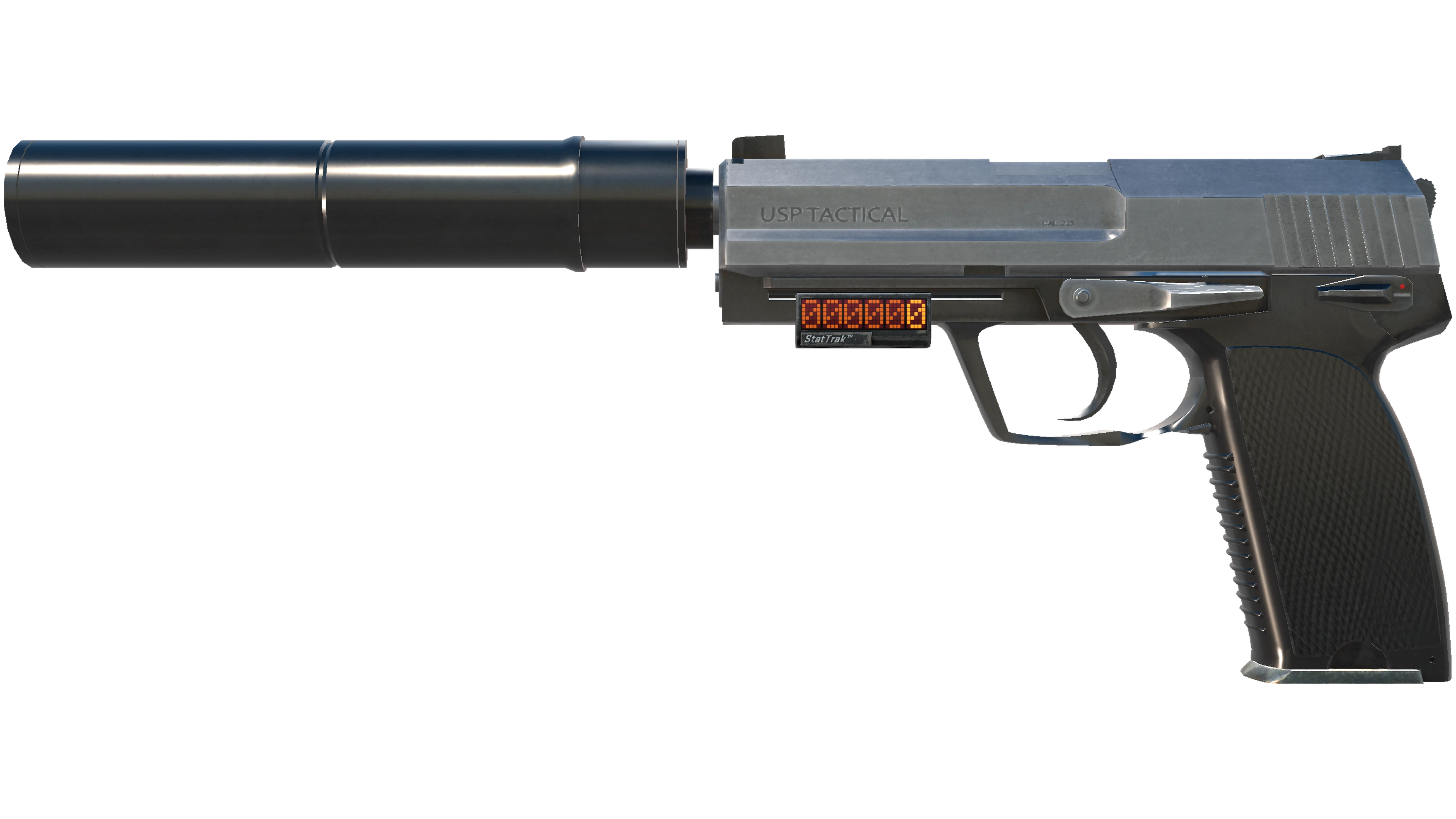 StatTrak™ USP-S | Stainless (Factory New)