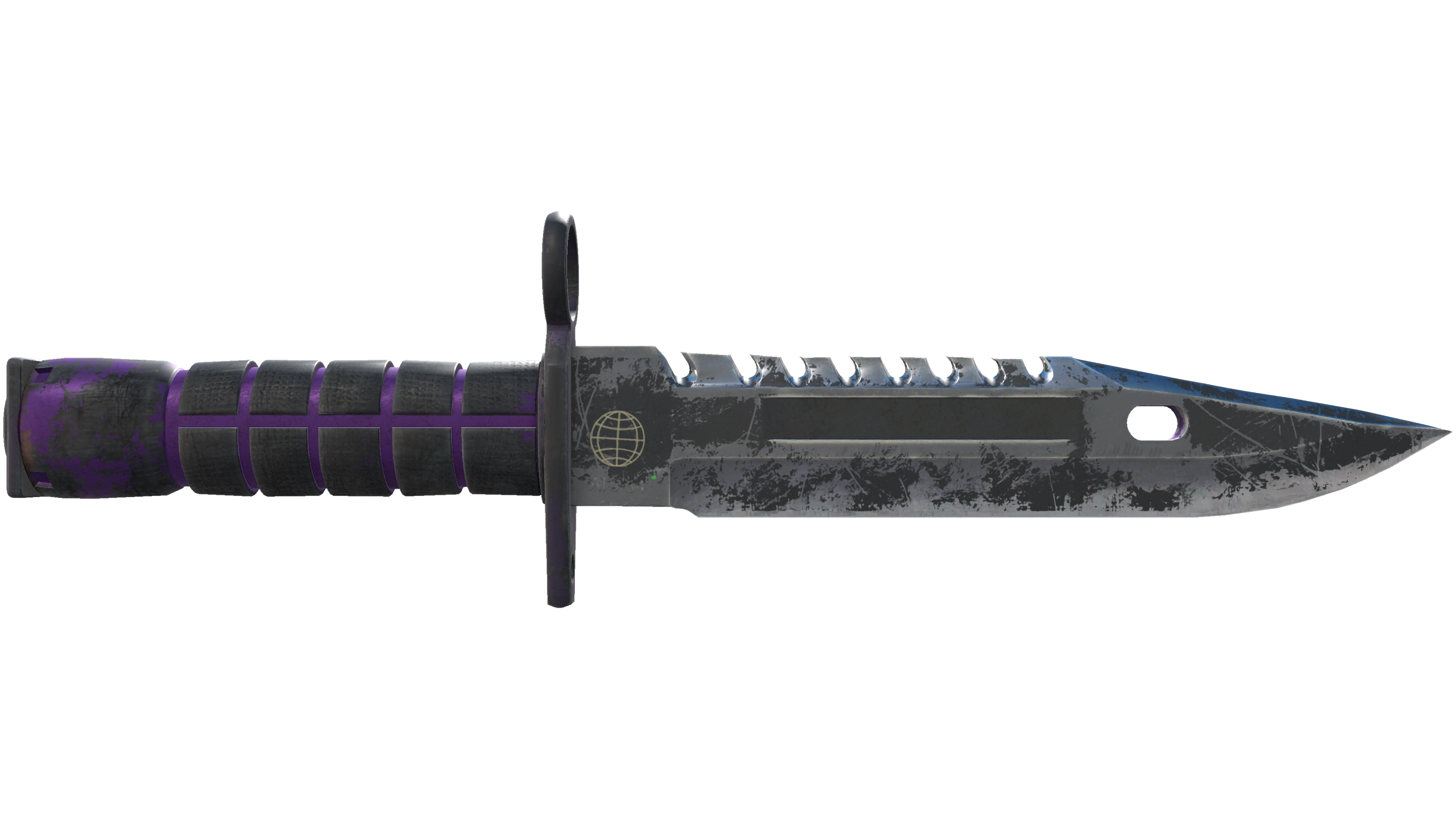 ★ StatTrak™ M9 Bayonet | Ultraviolet (Battle-Scarred)