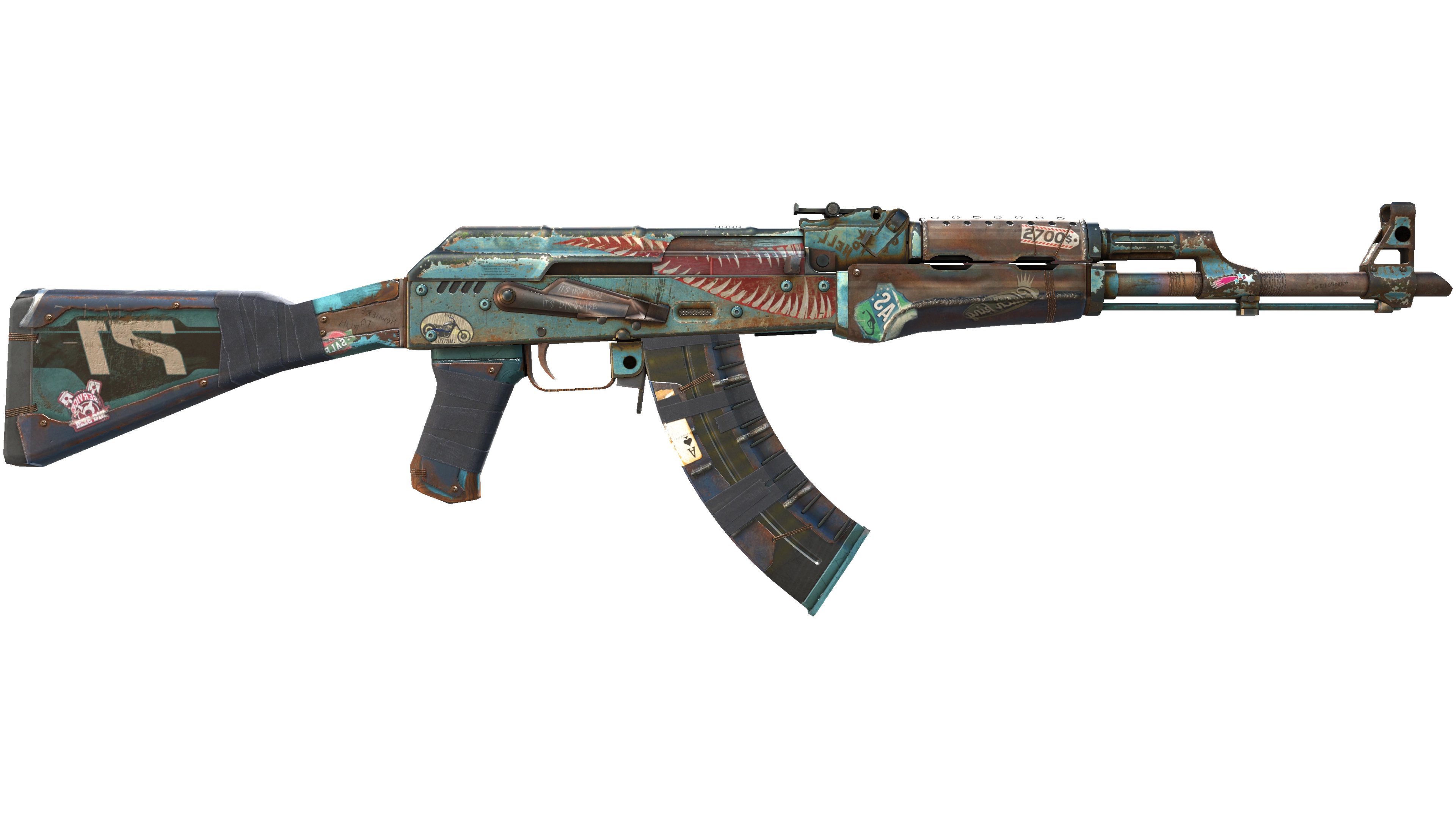 Vorschau von StatTrak™ AK-47 | Rat Rod (Well-Worn)