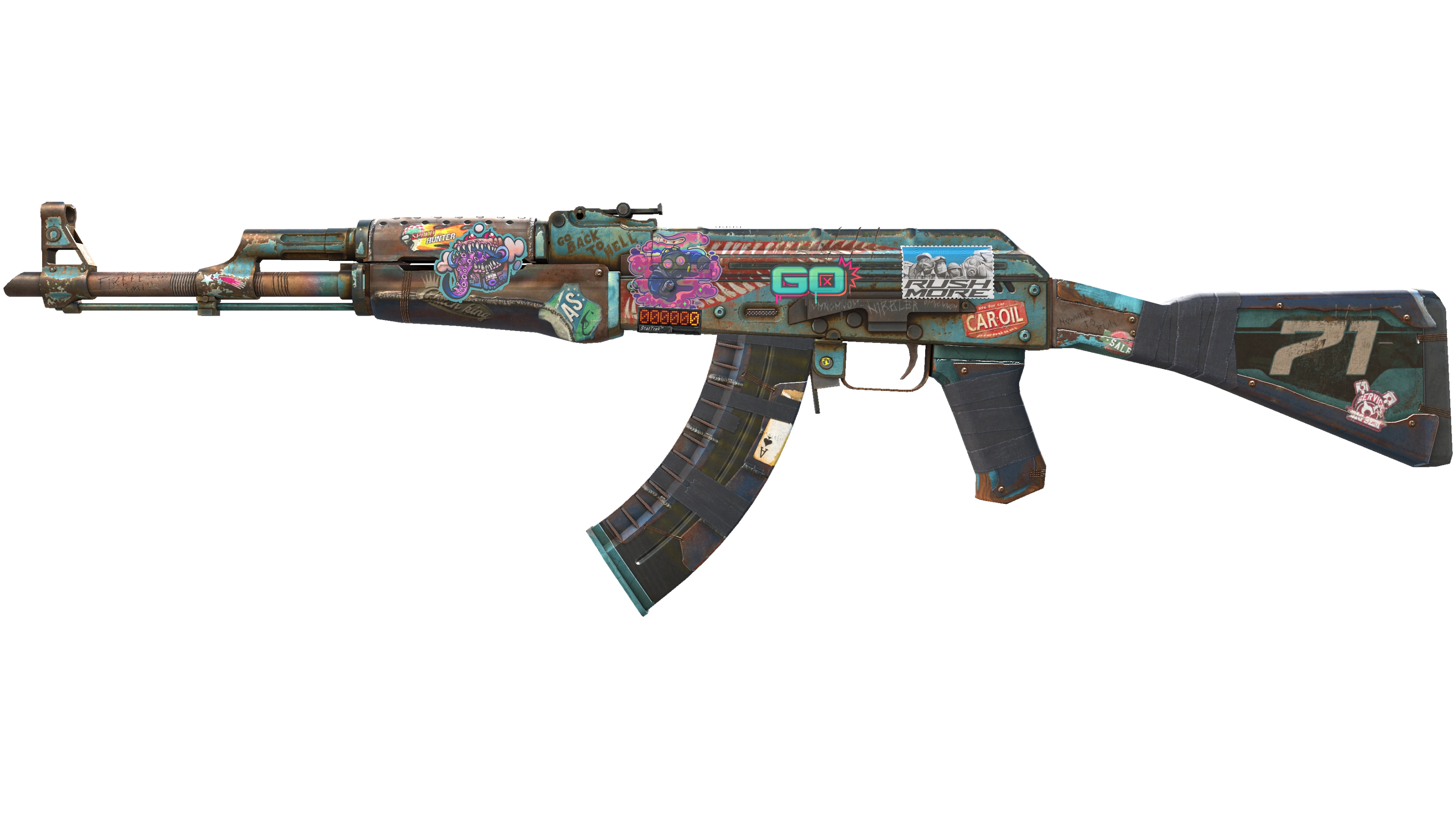 StatTrak™ AK-47 | Rat Rod (Well-Worn) thumbnail