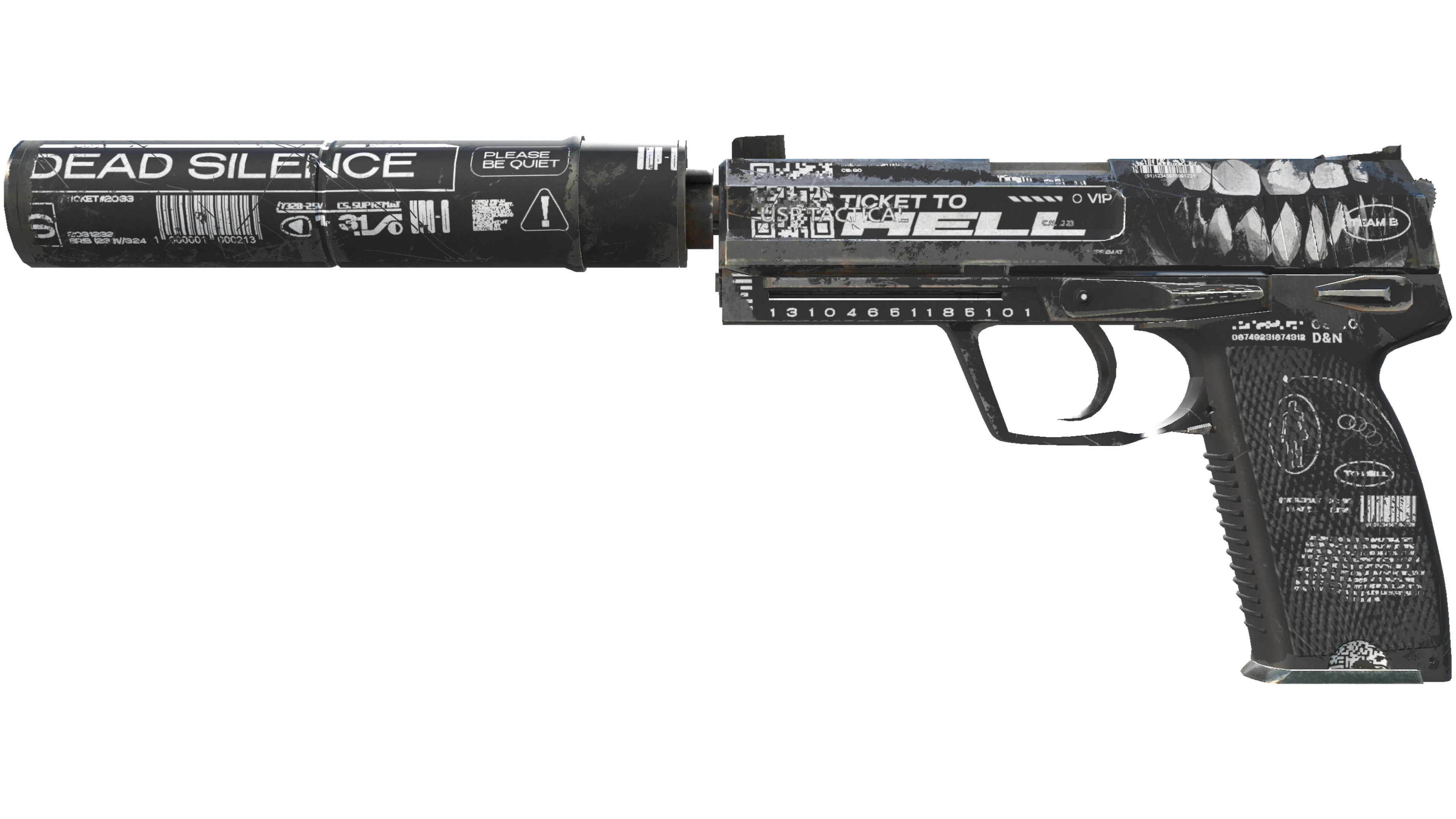 USP-S | Ticket to Hell (Well-Worn)