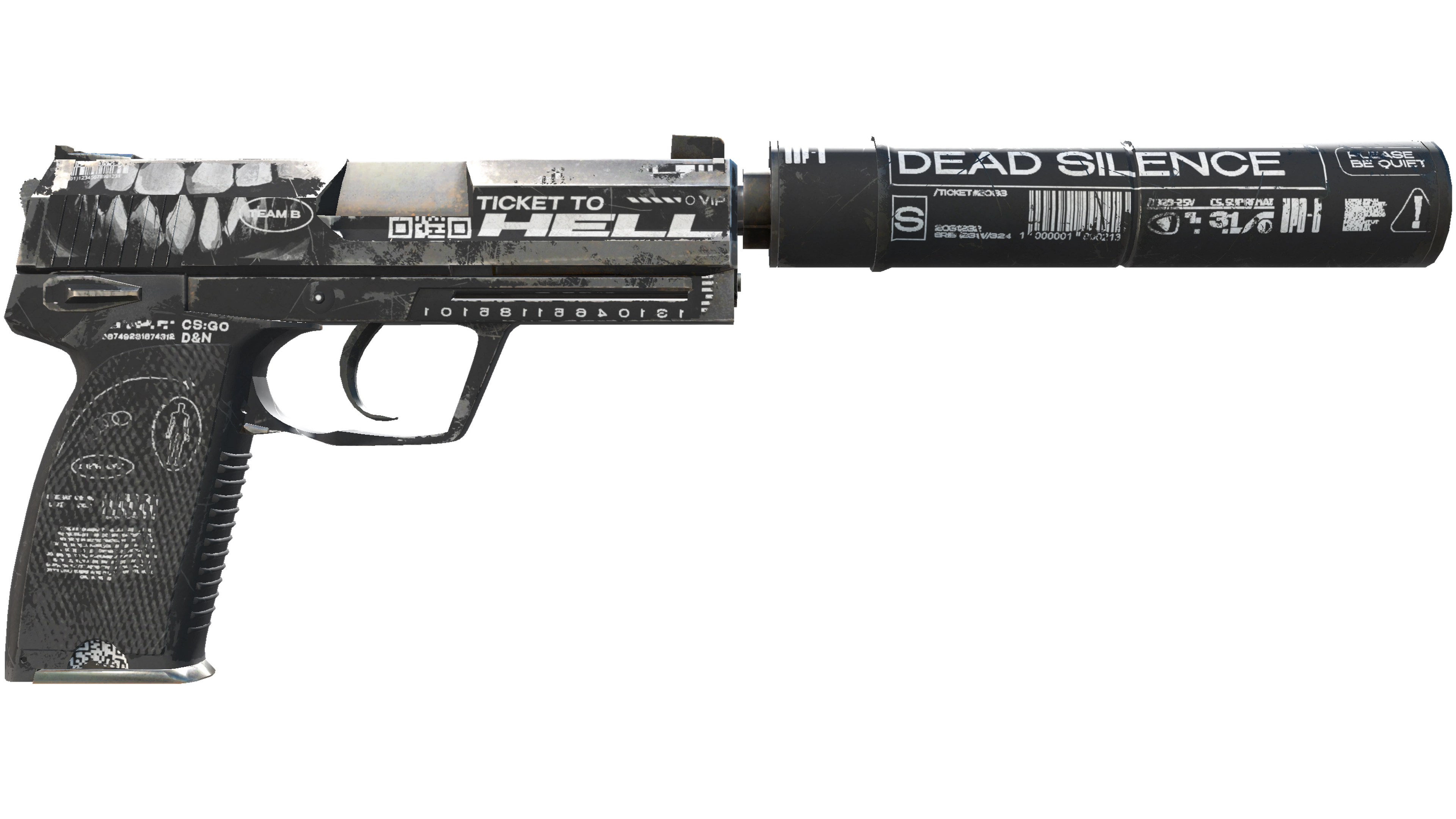 USP-S | Ticket to Hell (Well-Worn) thumbnail