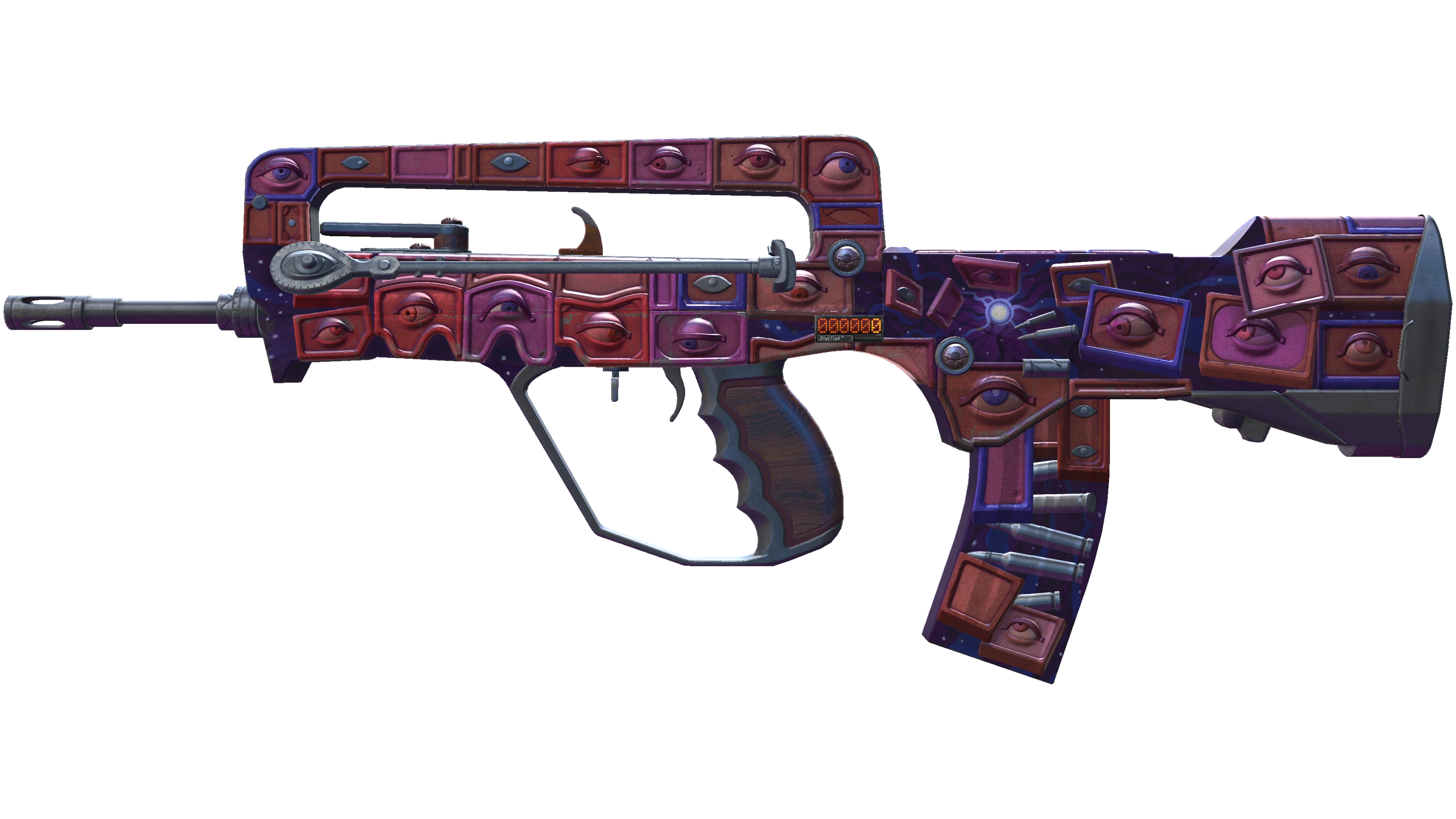 StatTrak™ FAMAS | Rapid Eye Movement (Well-Worn)