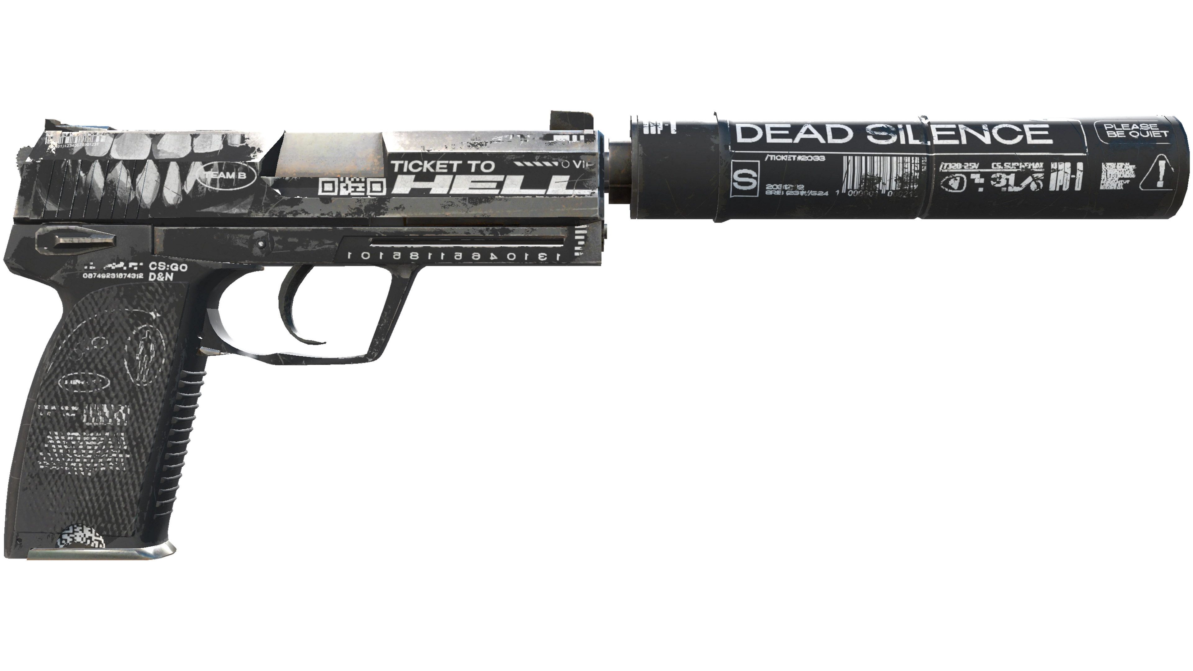 USP-S | Ticket to Hell (Well-Worn) thumbnail
