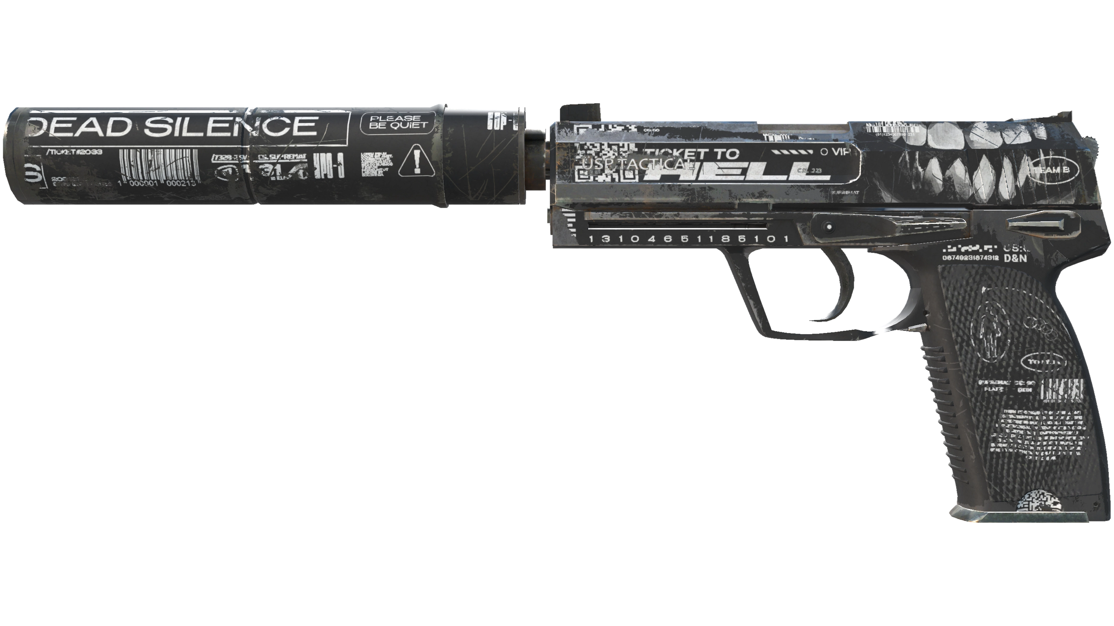 USP-S | Ticket to Hell (Well-Worn)