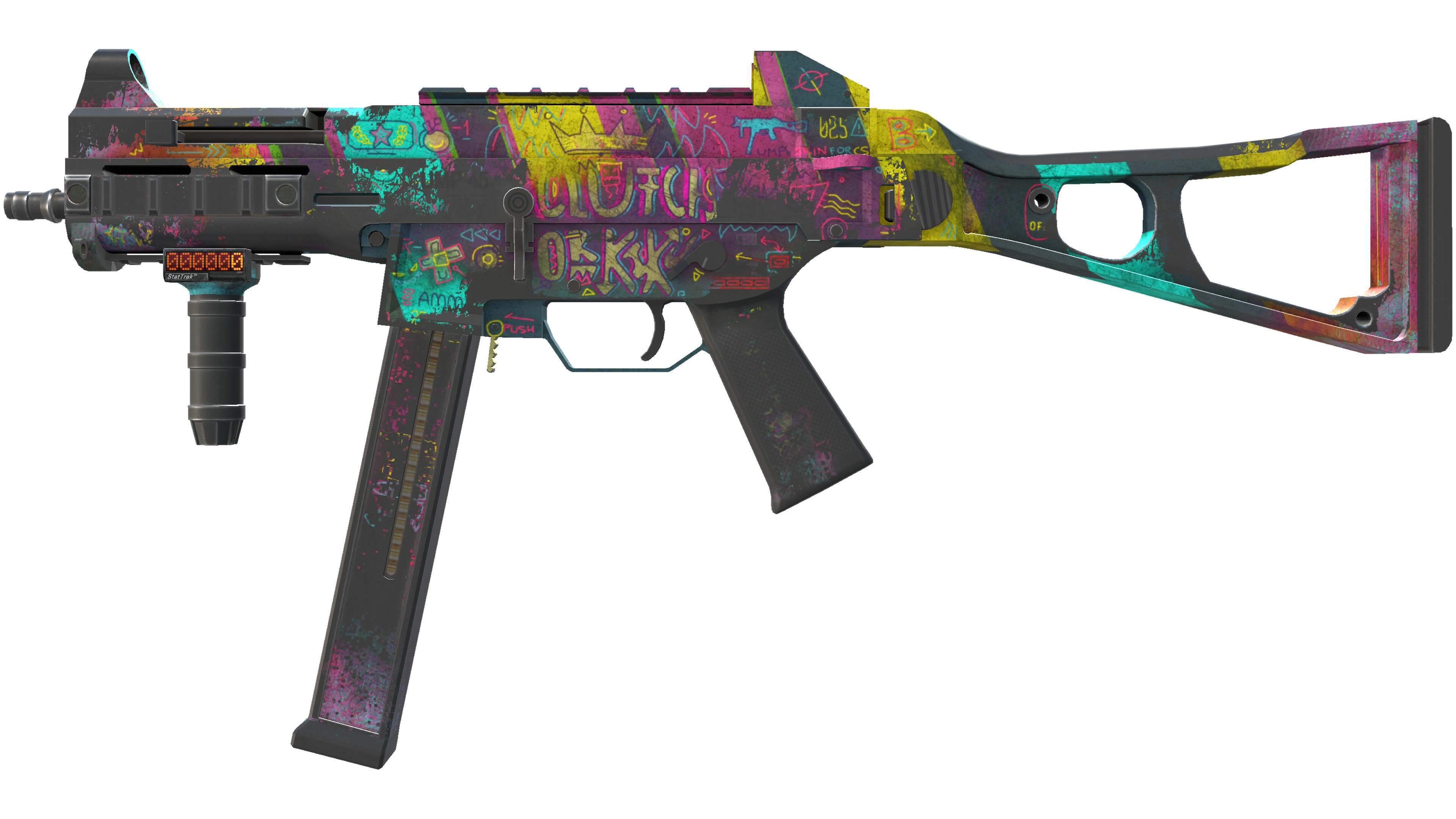 StatTrak™ UMP-45 | Wild Child (Battle-Scarred)