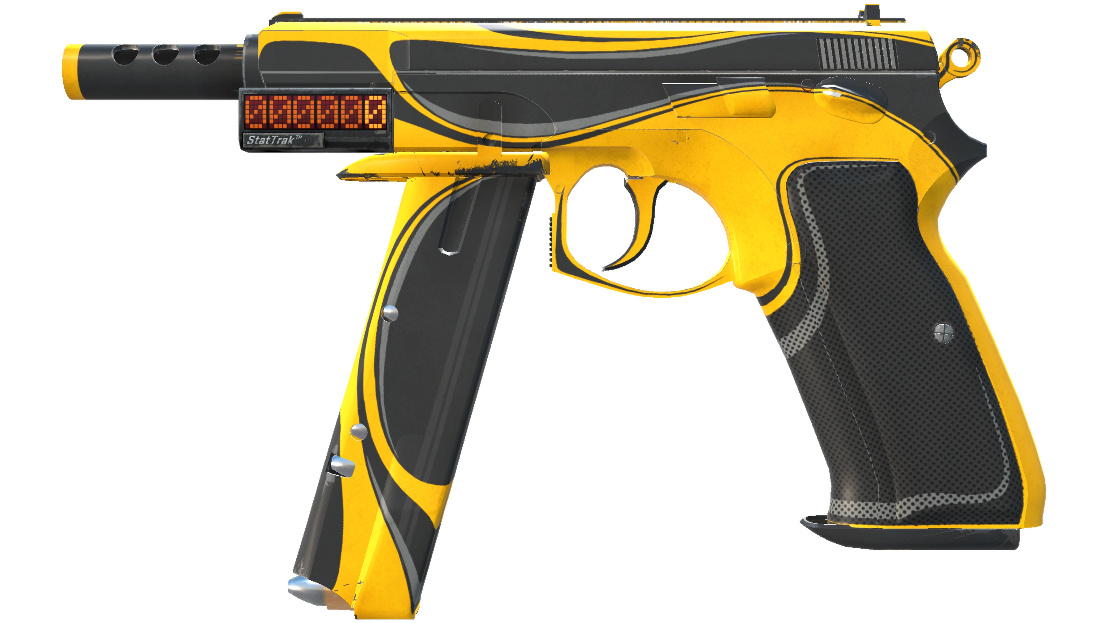 StatTrak™ CZ75-Auto | Yellow Jacket (Minimal Wear) thumbnail