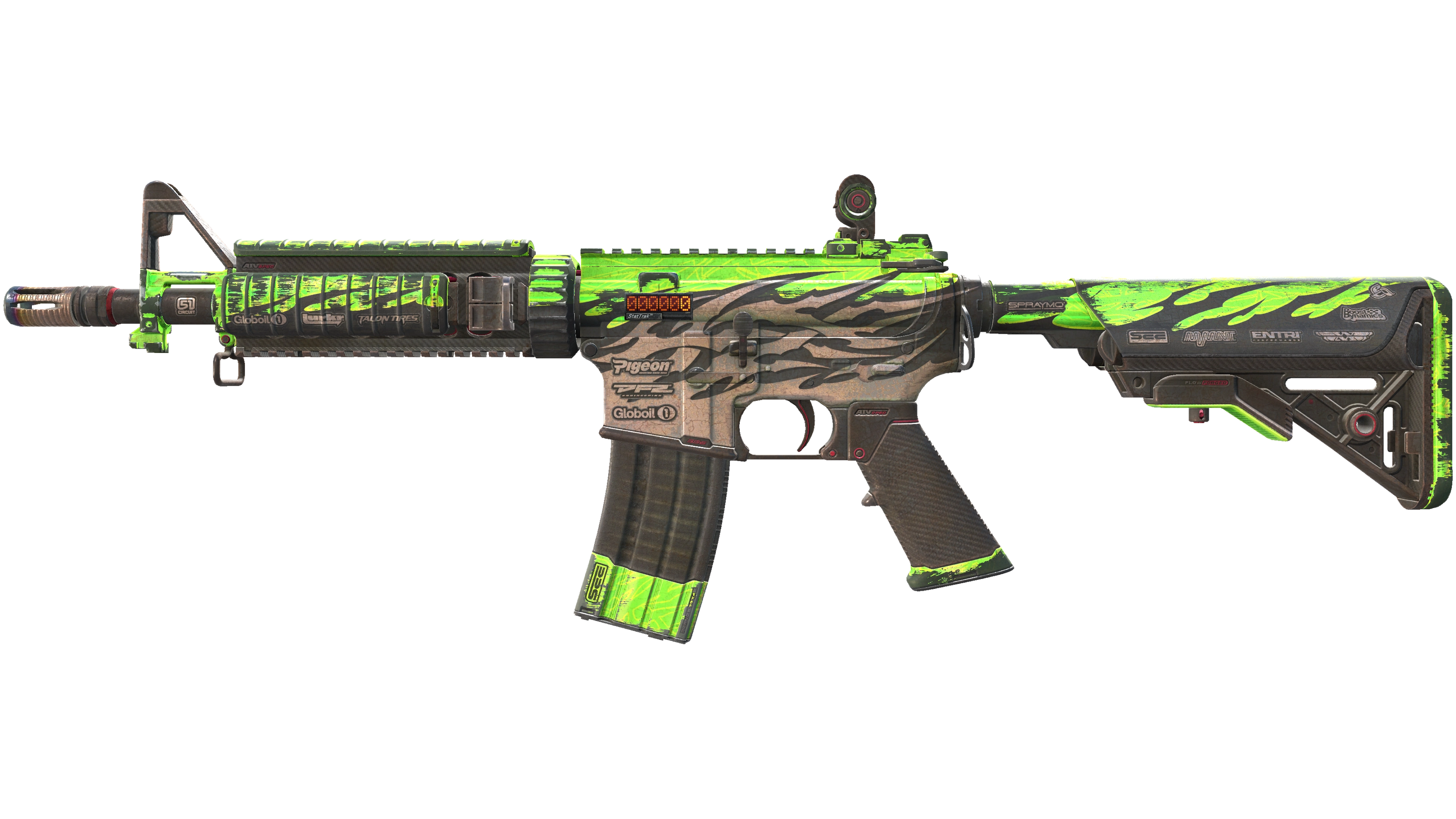 StatTrak™ M4A4 | Full Throttle (Battle-Scarred)