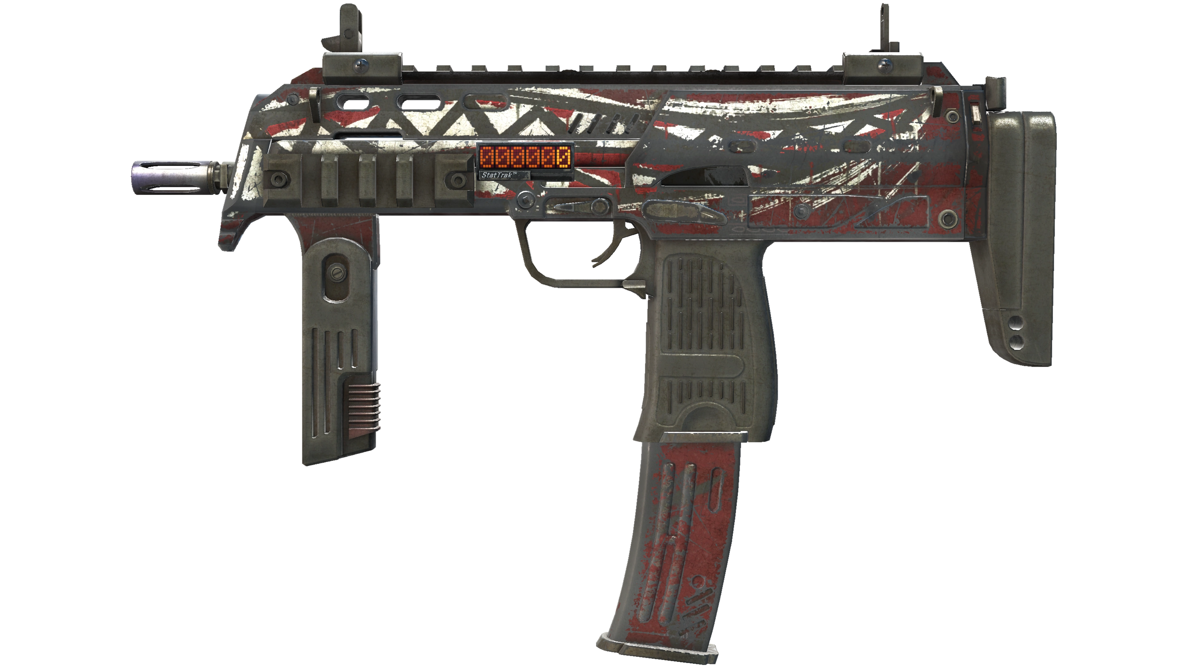 StatTrak™ MP7 | Mischief (Battle-Scarred)