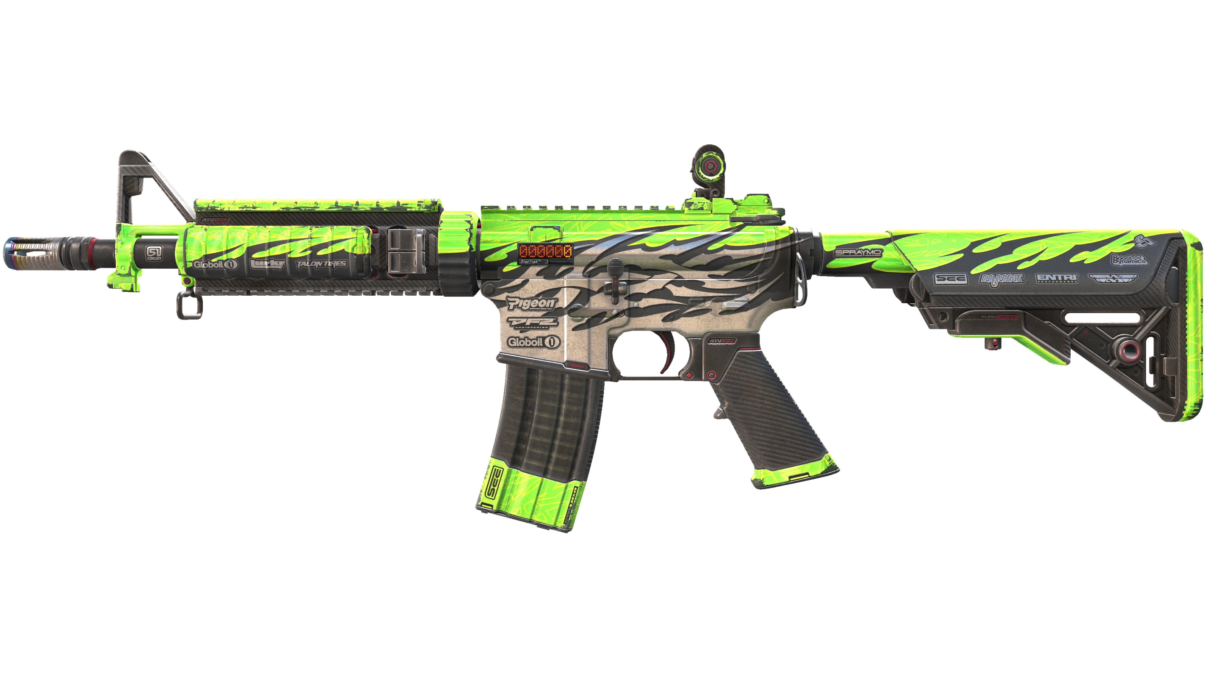 StatTrak™ M4A4 | Full Throttle (Well-Worn)