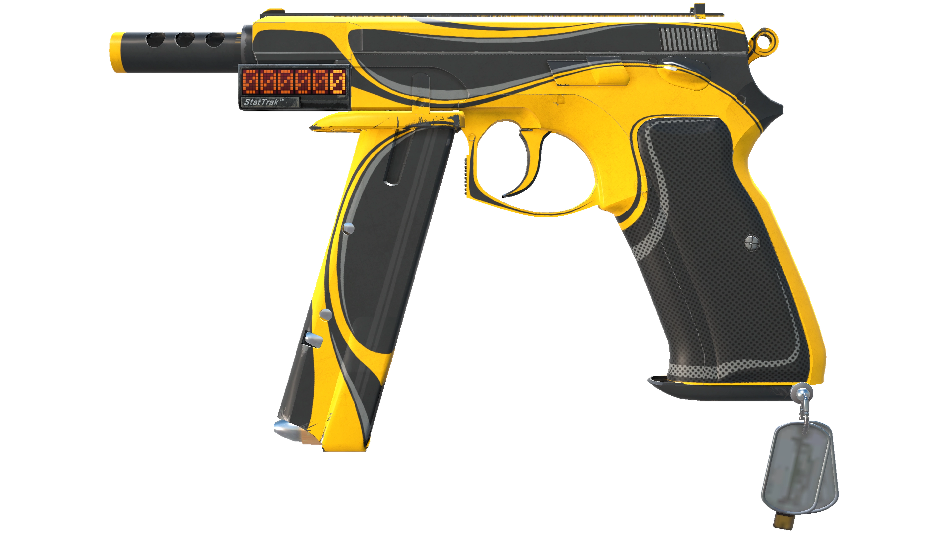 StatTrak™ CZ75-Auto | Yellow Jacket (Minimal Wear) thumbnail
