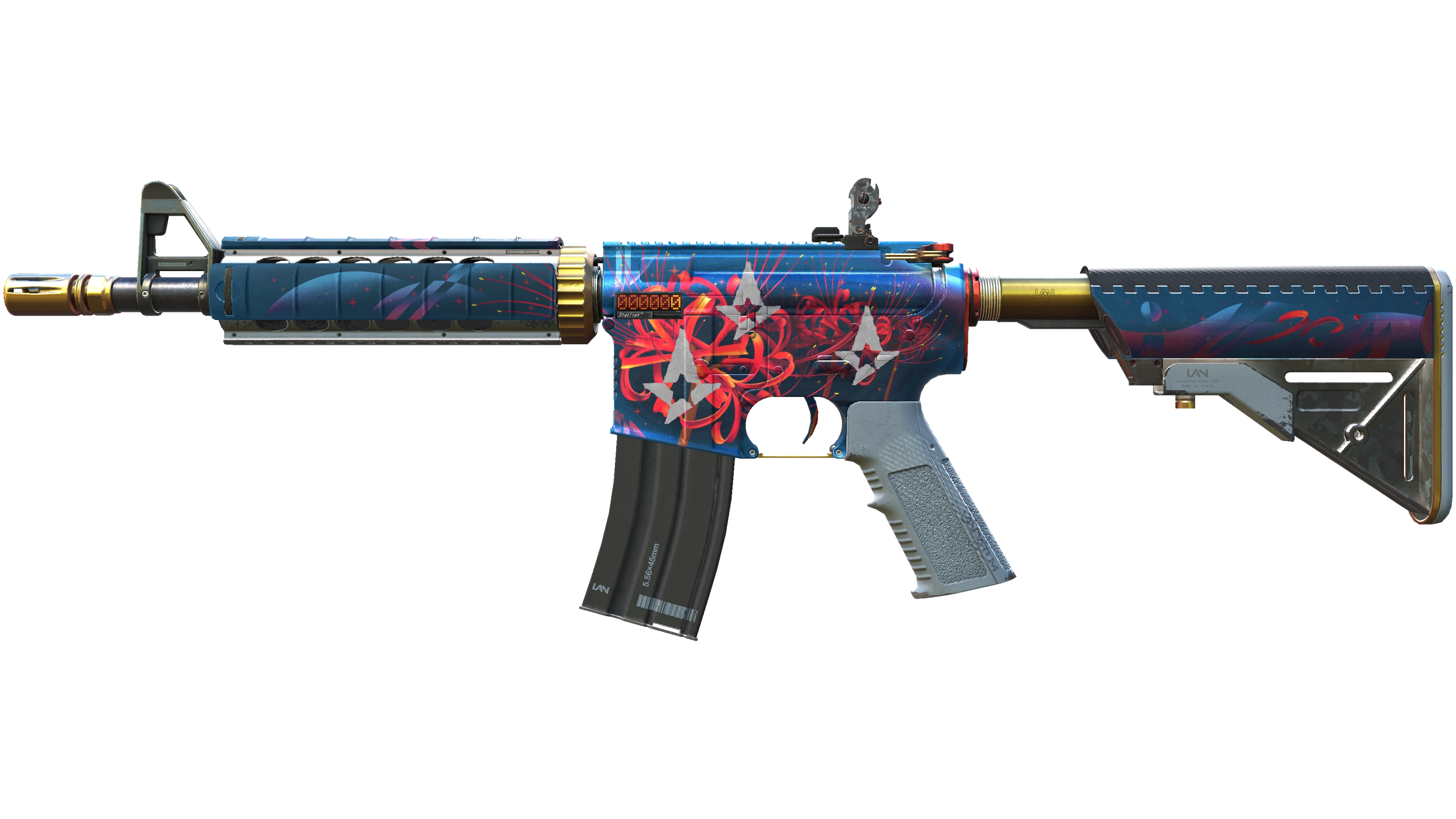 StatTrak™ M4A4 | Spider Lily (Minimal Wear)
