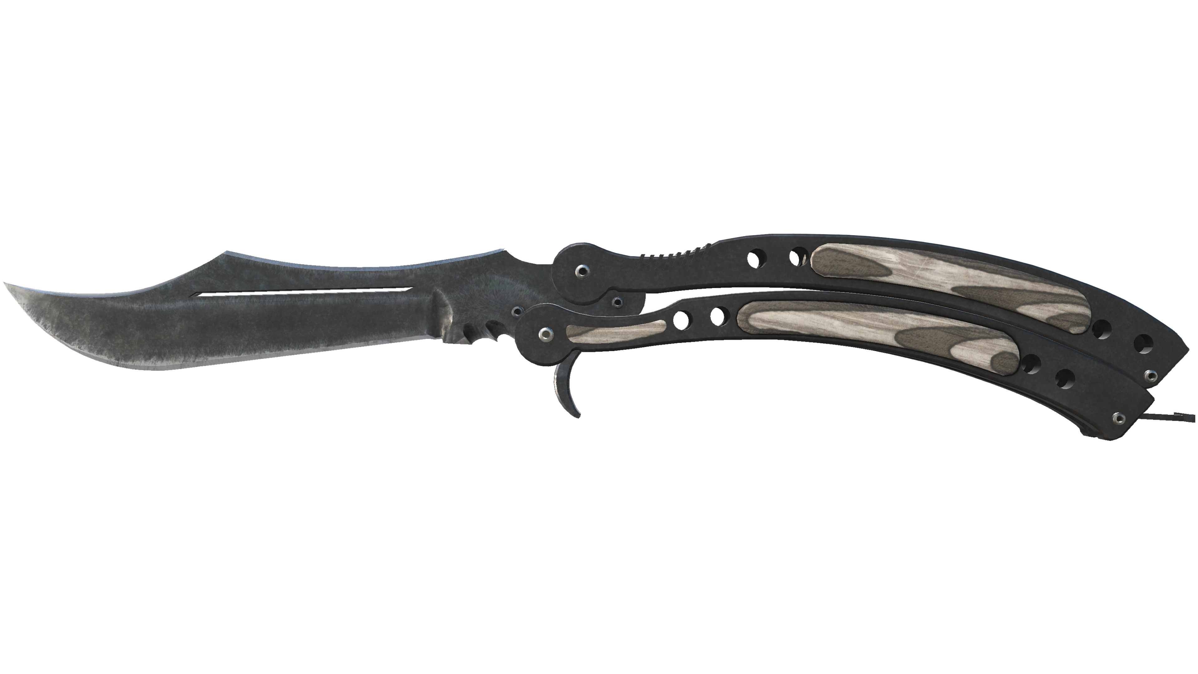 ★ StatTrak™ Butterfly Knife | Black Laminate (Field-Tested) thumbnail