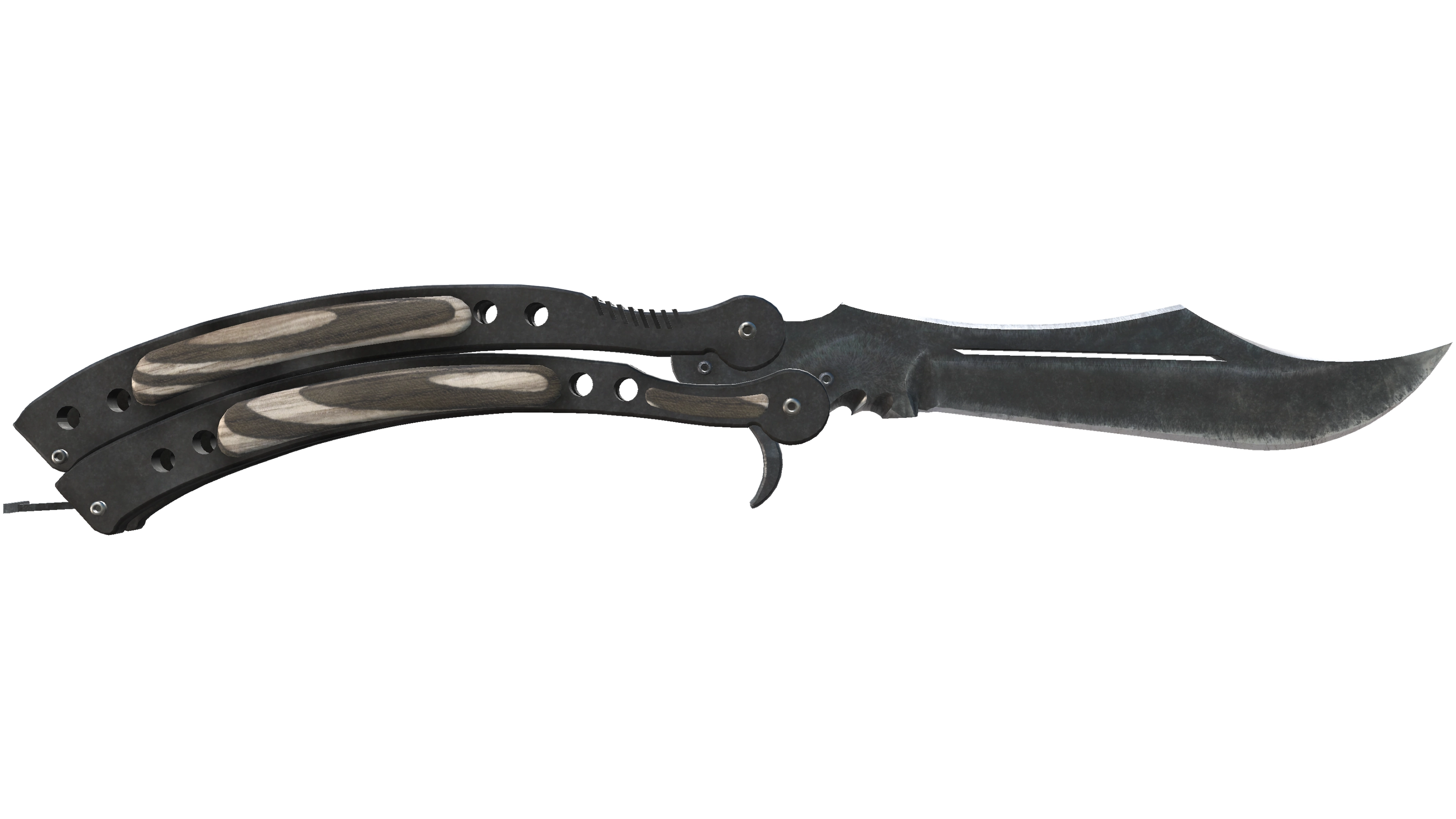 ★ StatTrak™ Butterfly Knife | Black Laminate (Field-Tested)