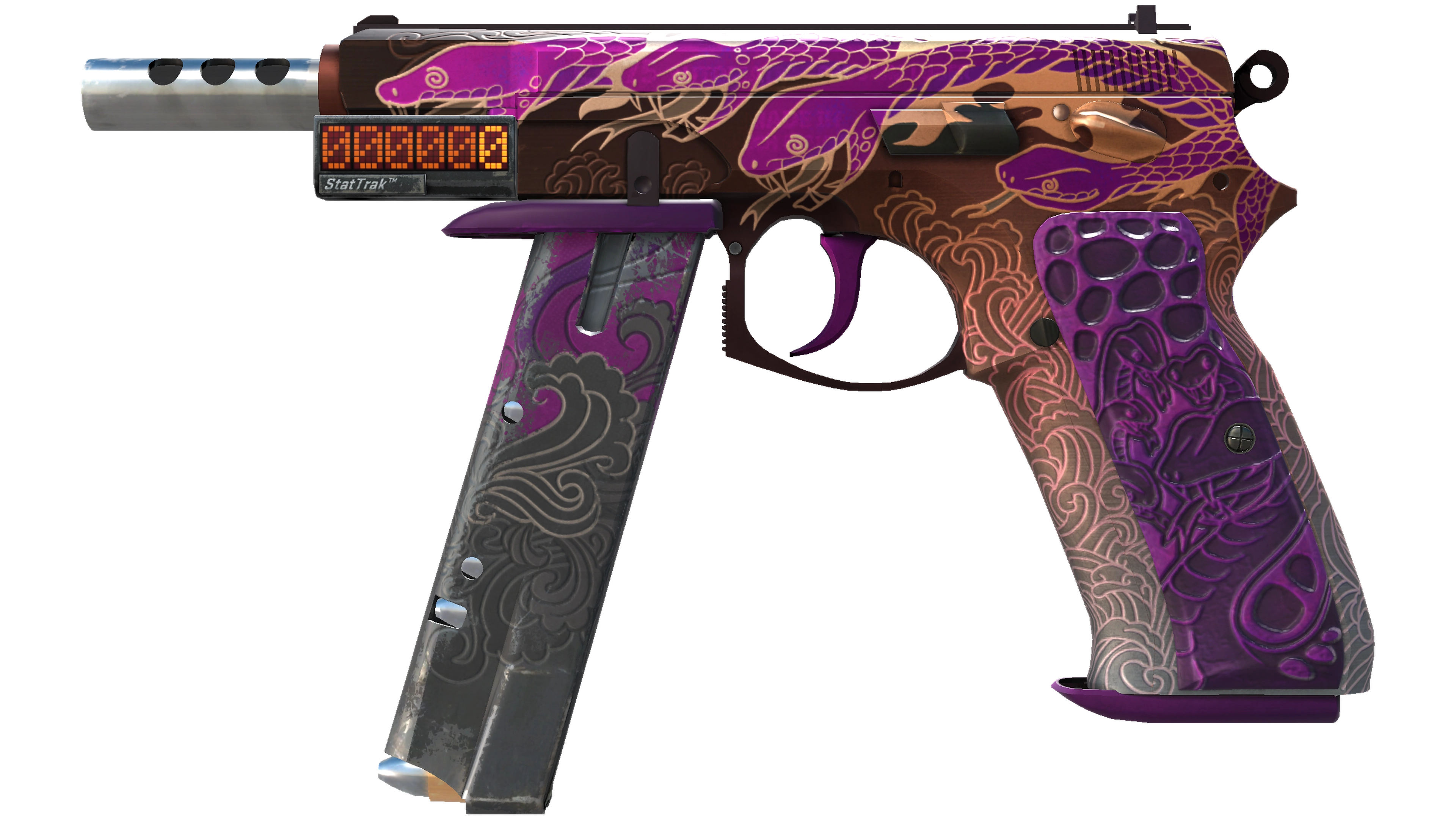 StatTrak™ CZ75-Auto | Xiangliu (Minimal Wear)
