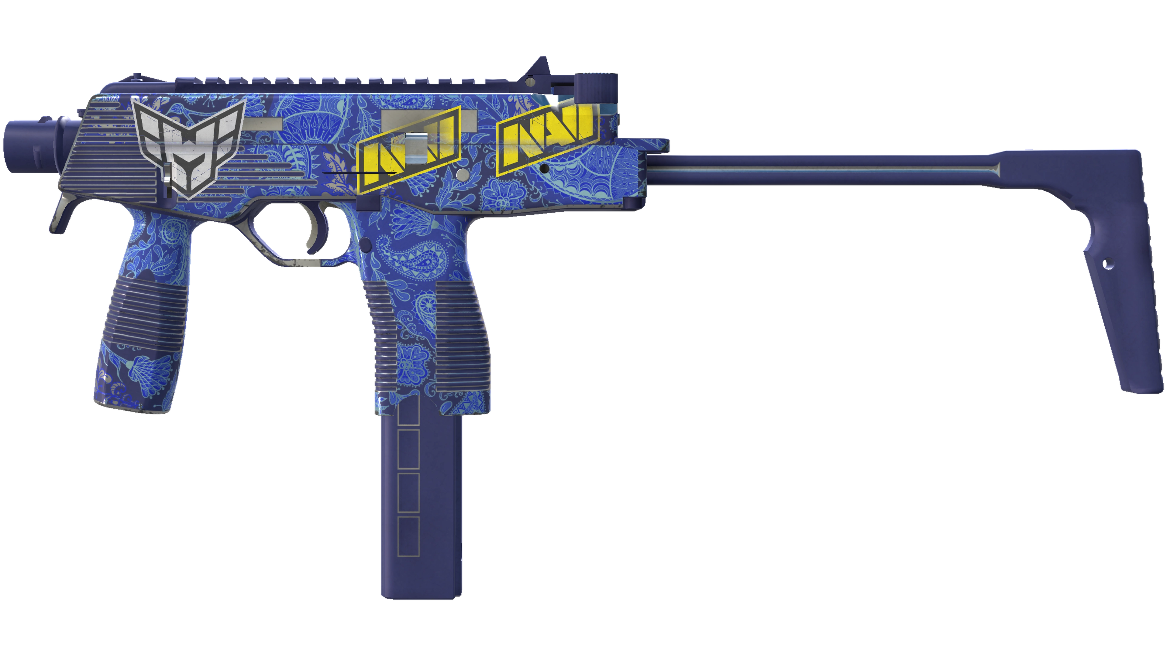 MP9 | Cobalt Paisley (Minimal Wear)