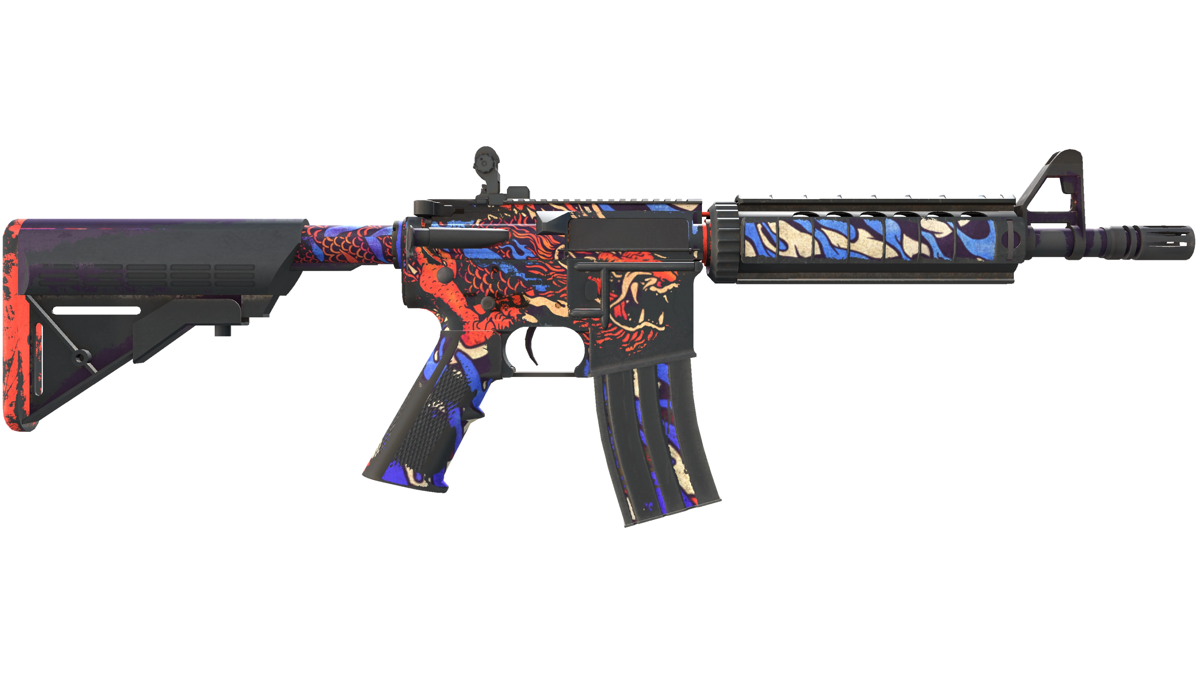 StatTrak™ M4A4 | 龍王 (Dragon King) (Battle-Scarred) thumbnail