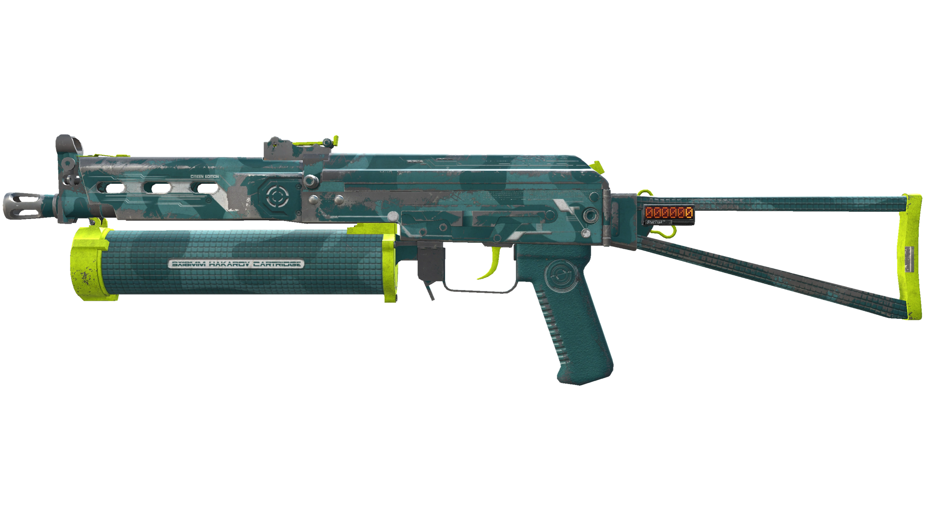 StatTrak™ PP-Bizon | Photic Zone (Well-Worn)